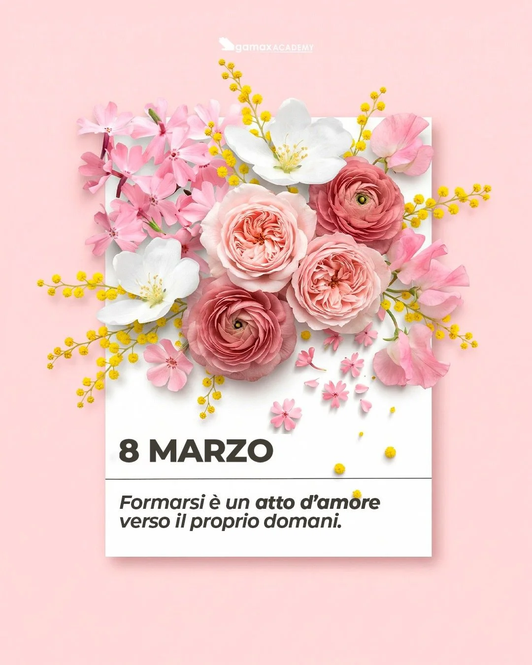 A chi non smette mai di imparare per dare forma ai propri sogni. 
Oggi e ogni giorno, celebriamo la vostra ambizione ✨ 

Auguri a tutte le donne💛

#GamaxAcademy #formazione #festadelledonne