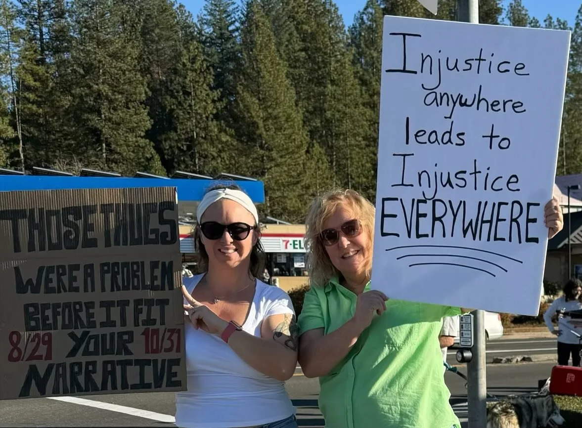This past weekend&rsquo;s No Hate demonstration at Brunswick in Grass Valley.

#nohate