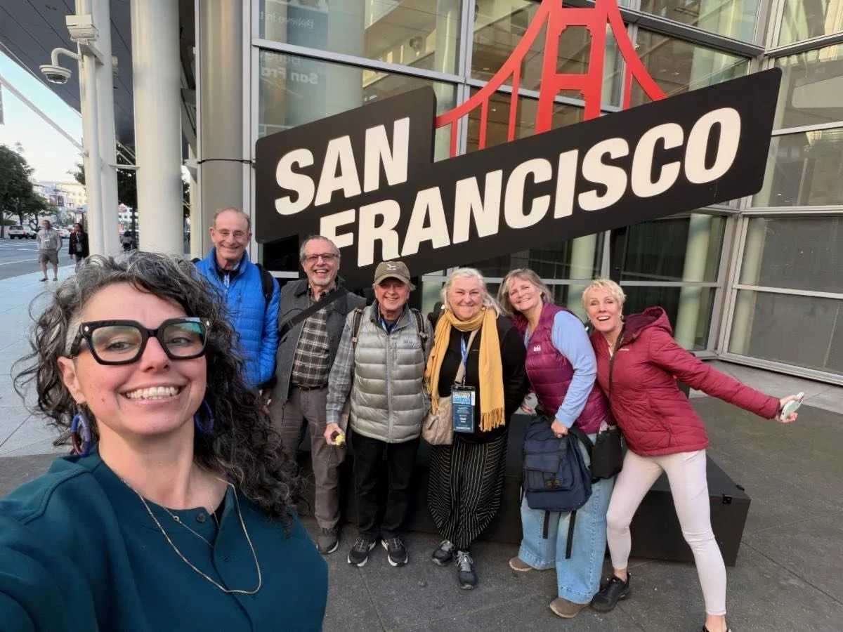 Your Nevada County Democratic delegates spent last weekend in San Francisco inside the Moscone Convention Center meeting candidates, attending caucus meetings, and listening to speeches. Highlights were seeing Nancy Pelosi, Maxine Waters, and the man