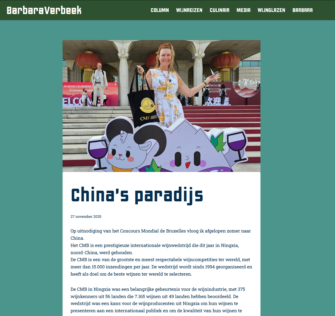 Barbara Verbeek | China’s paradijs
