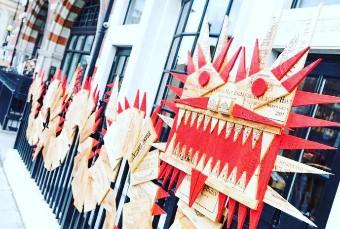 Chinese New Year display at Berry Bros Rudd in the UK.