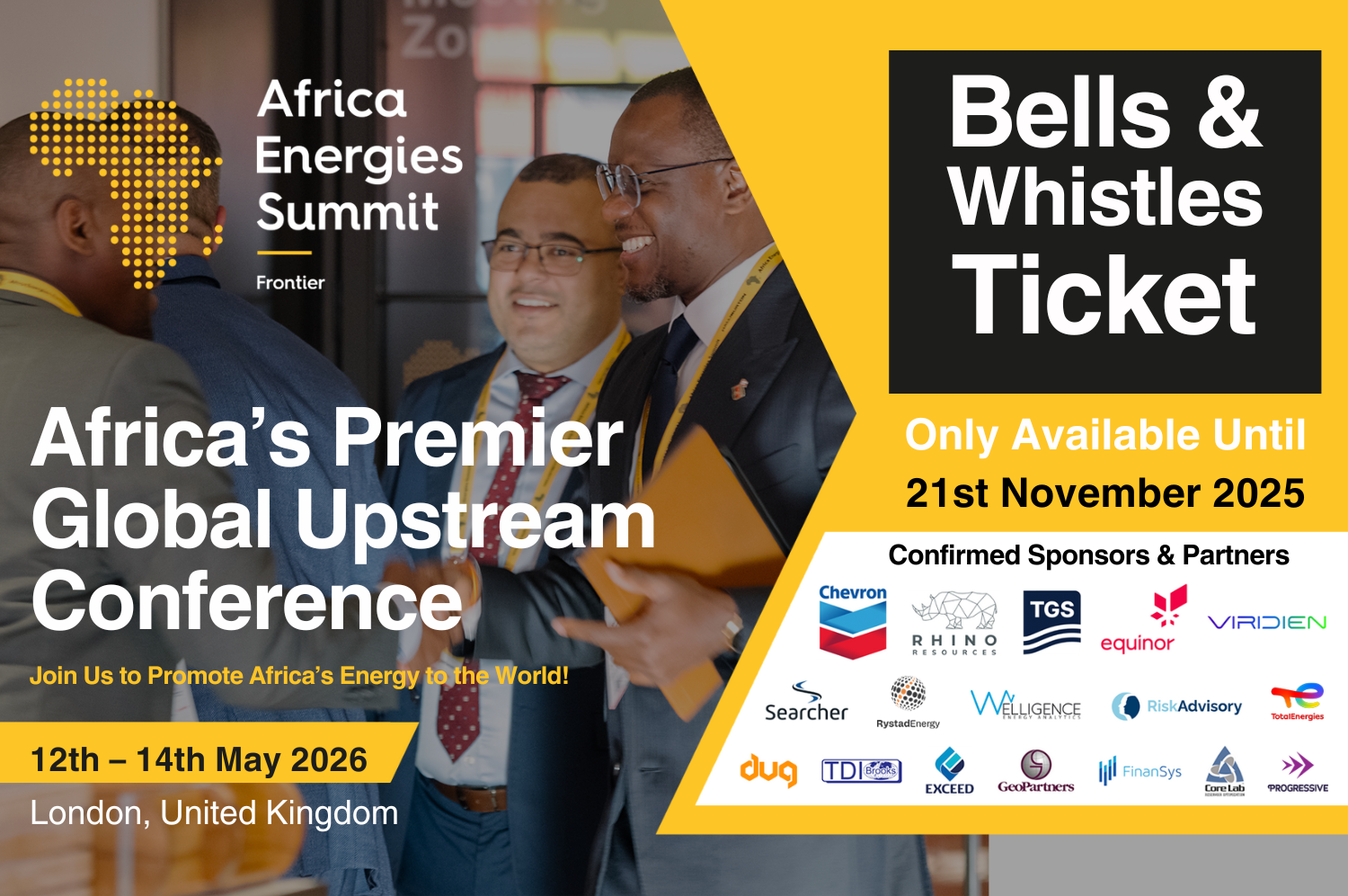 Africa Energies Summit 2026 Bells &amp; Whistles is BACK!