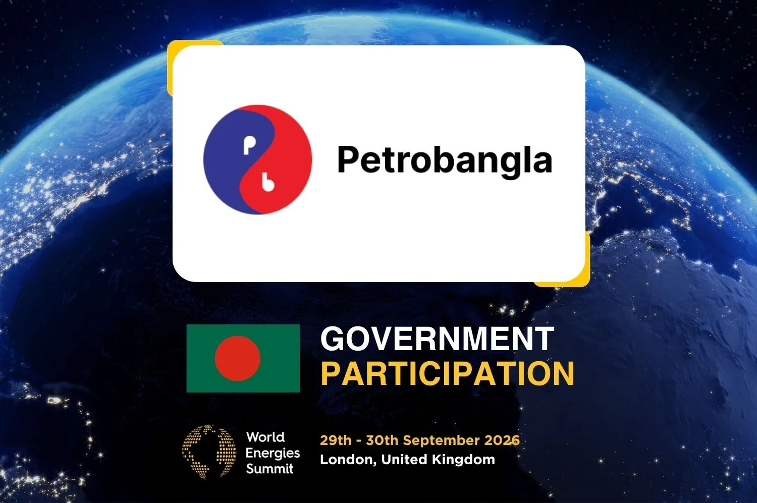 World Energies Summit 2026 to Feature Bangladesh’s Growing Offshore Gas Opportunity
