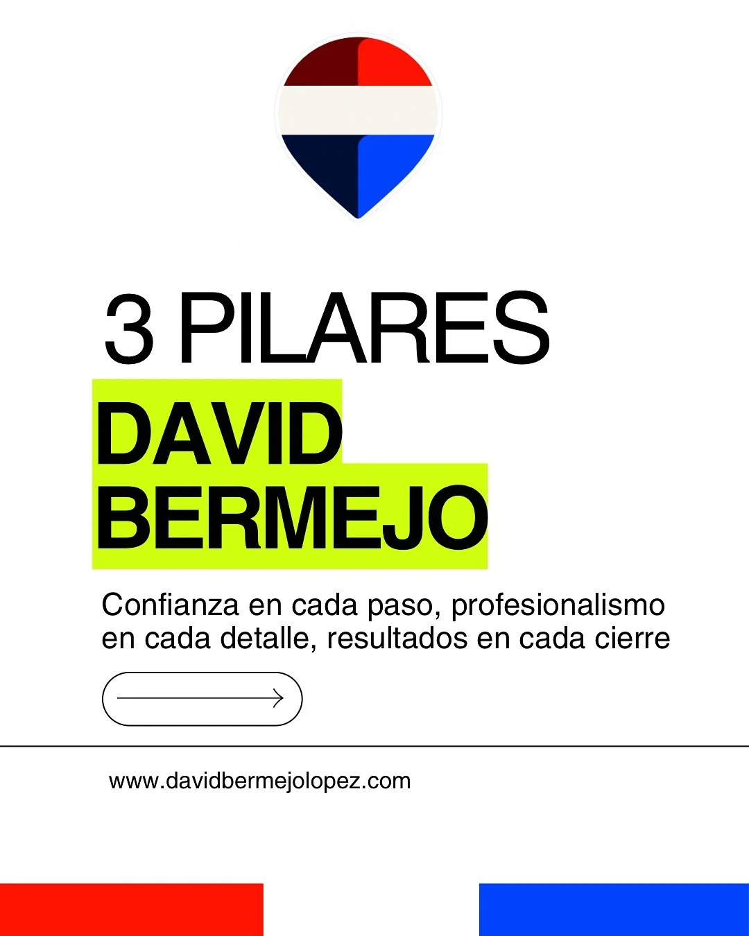 Confianza - Profesionalismo - Resultados

Estos son los pilares que gu&iacute;an mi trabajo como agente inmobiliario.

✅ Confianza para que tomes decisiones seguras.
✅ Profesionalismo para brindarte el mejor asesoramiento.
✅ Resultados porque lo que 
