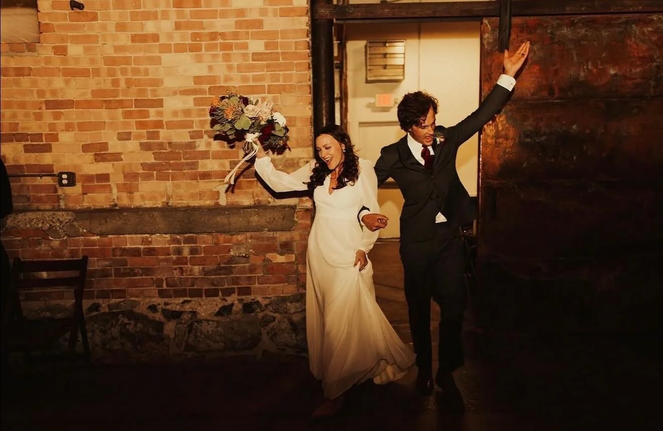 Reentering as husband and wife 🍾🥂🎊