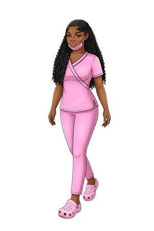 Baddie Beauty illustrated therapist
