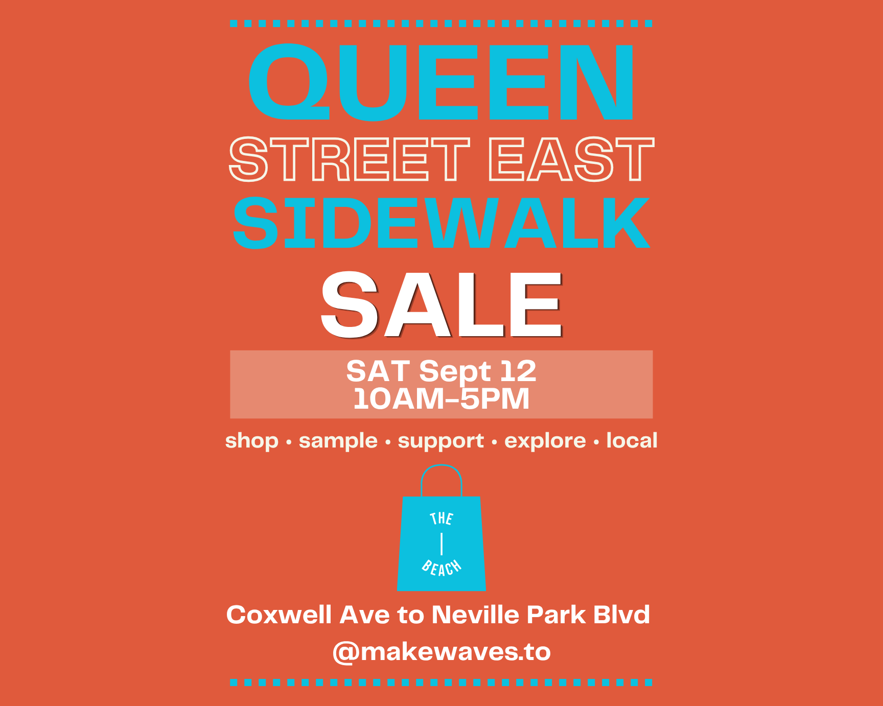 Queen Street East Sidewalk Sale
