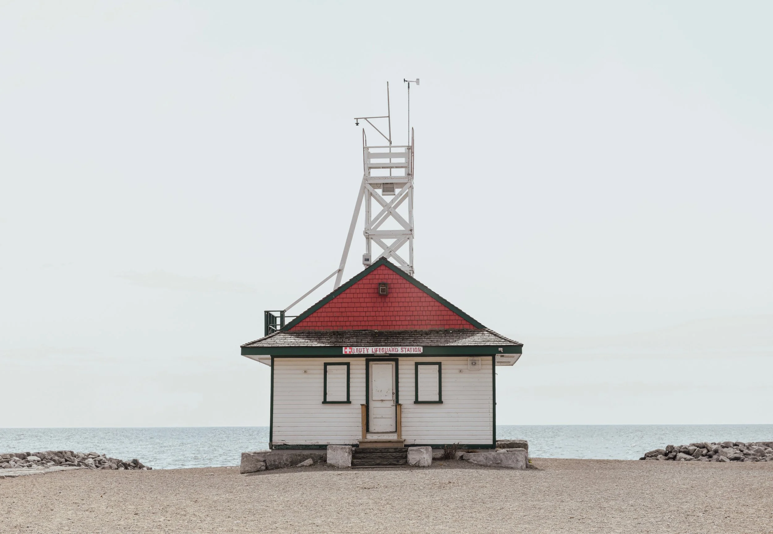 The Leuty Lifeguard station, a Beach landmark