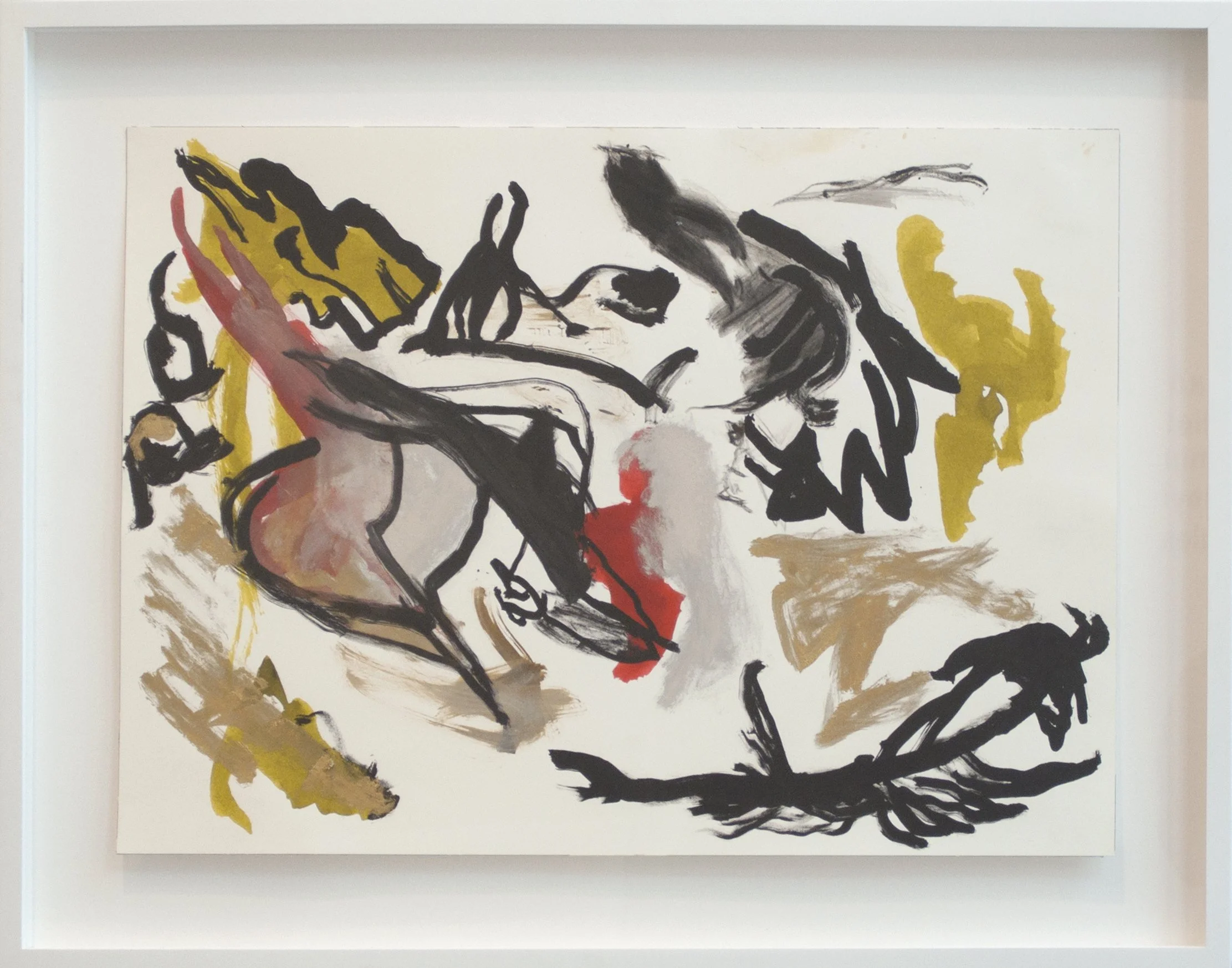 Don Van Vliet 
 Untitled , 1989 
ink, gouache, metallic pigment on paper 
18 1/8 x 24 inches | 46 x 60.9 cm