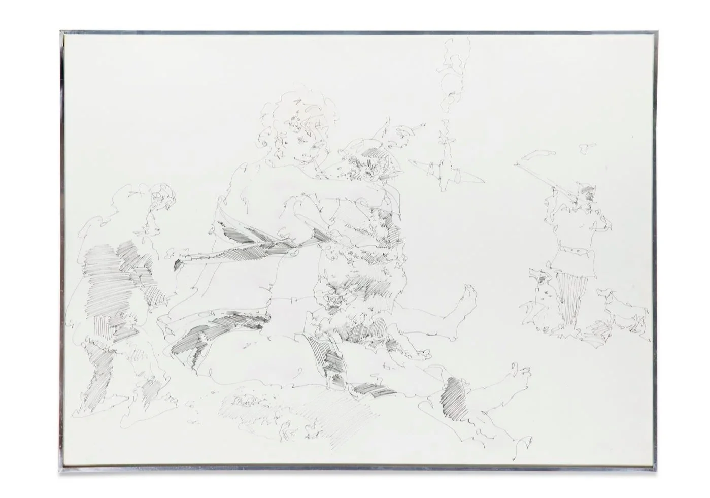  Untitled (ANI-109) , 1968 
ink and graphite on board 
30 x 40 in | 76.2 x 101.6 cm