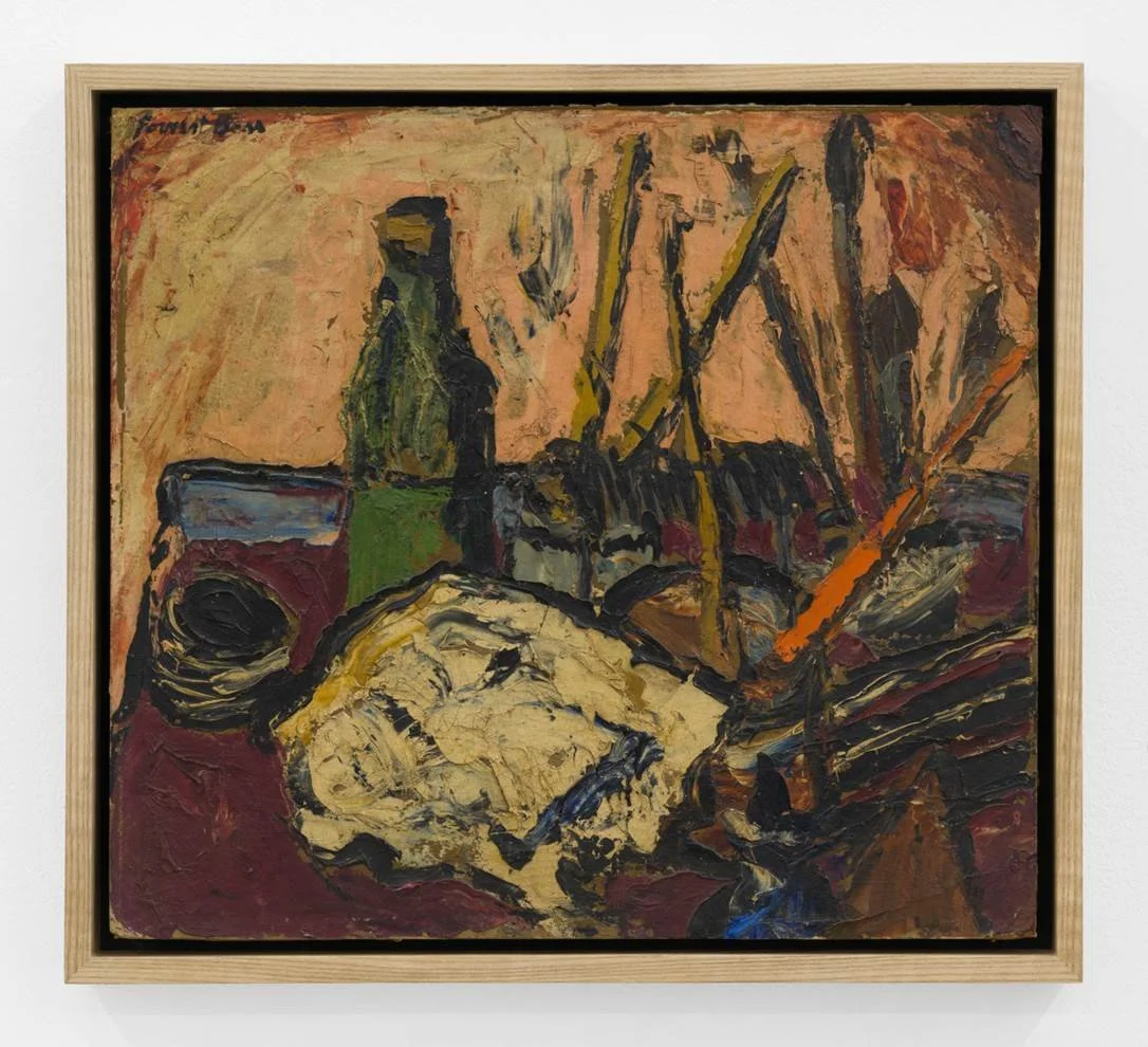Forrest Bess 
 Paint Table , 1935 
oil on Masonite 
12 3/4 x 13 in | 32.3 x 33 cm
