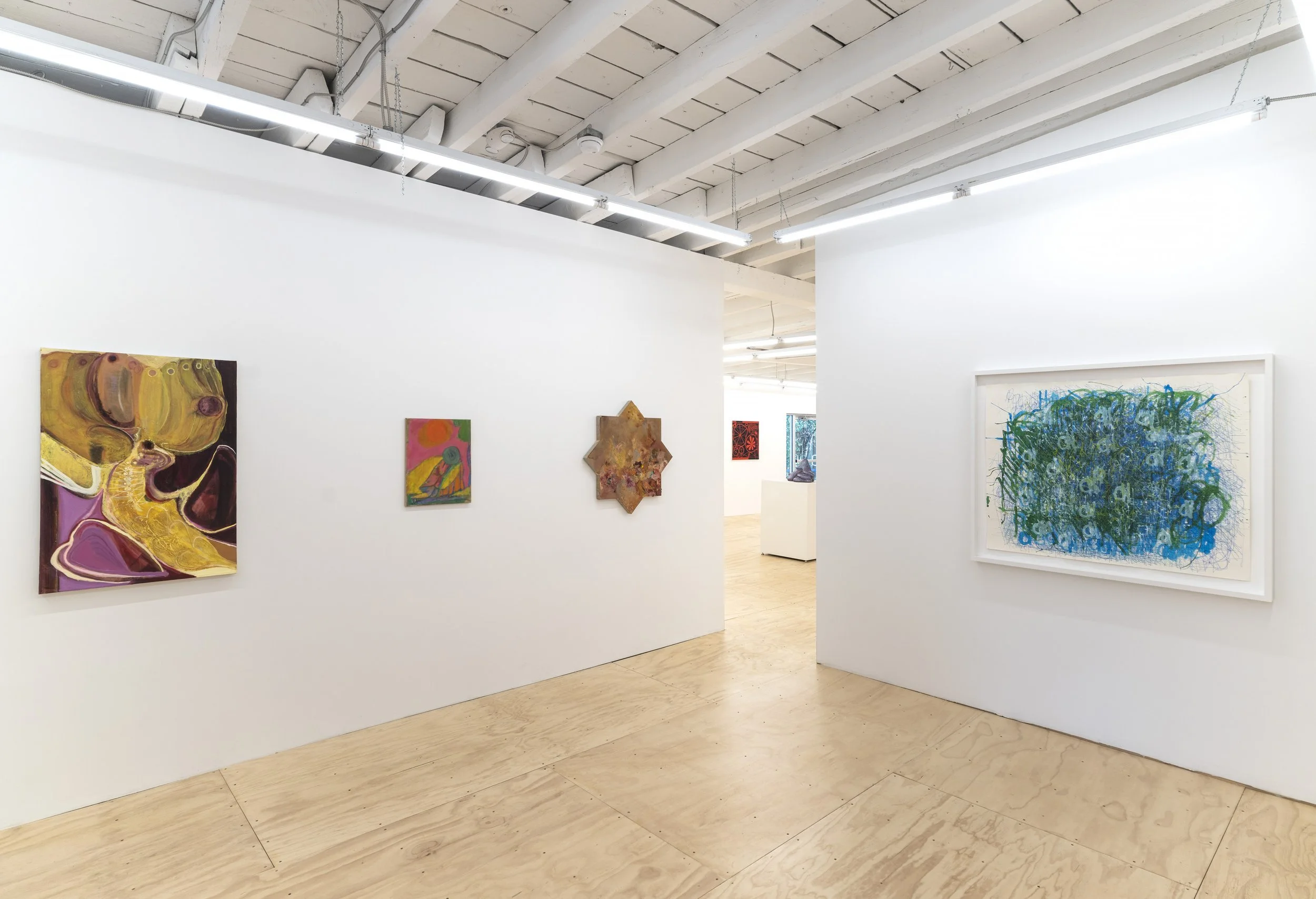  press  Latifa Alajlan and Sylvia Snowden  | Confrontational color at Analog Diary [Two Coats of Paint]. 