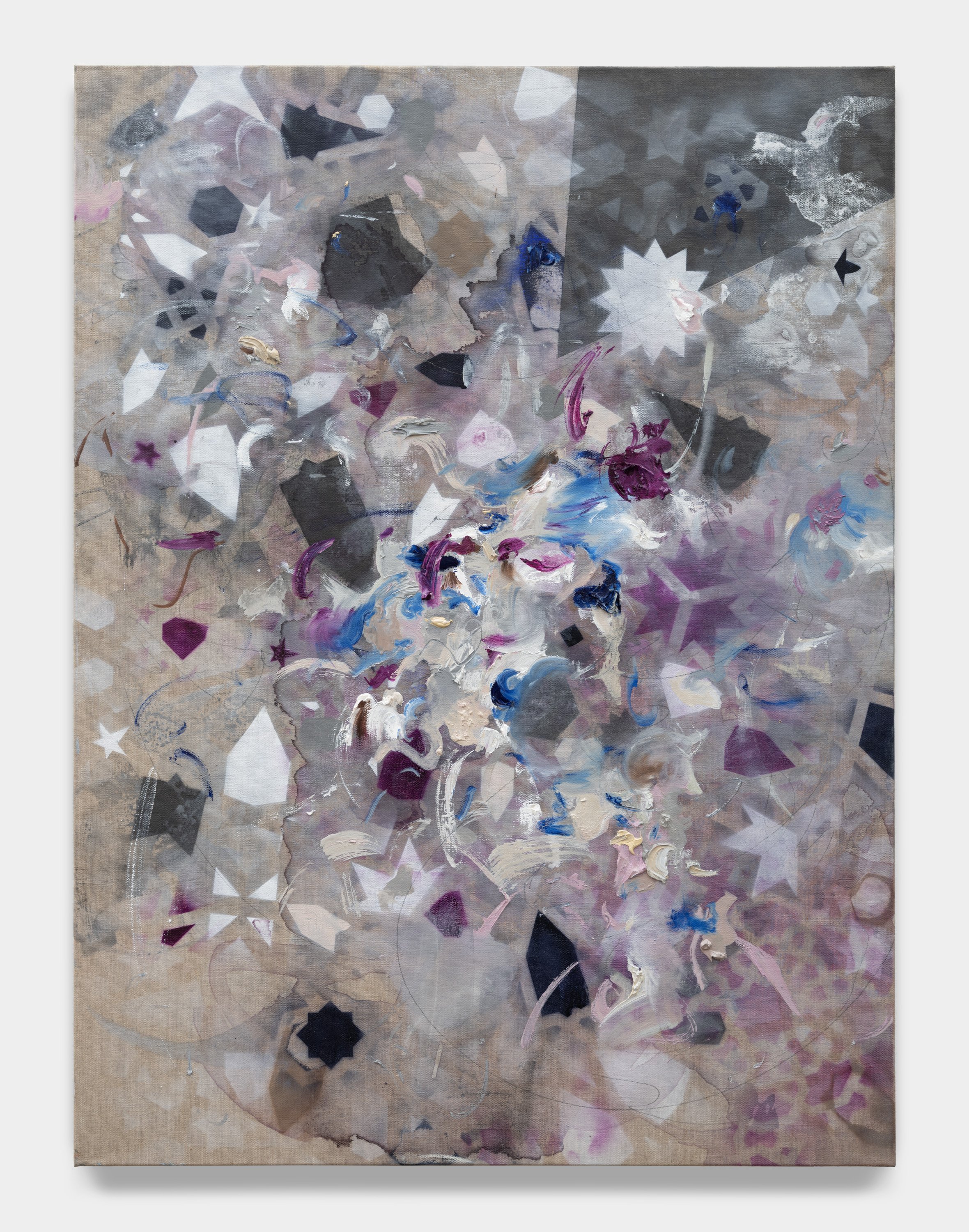  Waiting for You Under the Stars , 2026 
powdered pigment on raw linen 
40 x 30 in | 101.6 x 76.2 cm