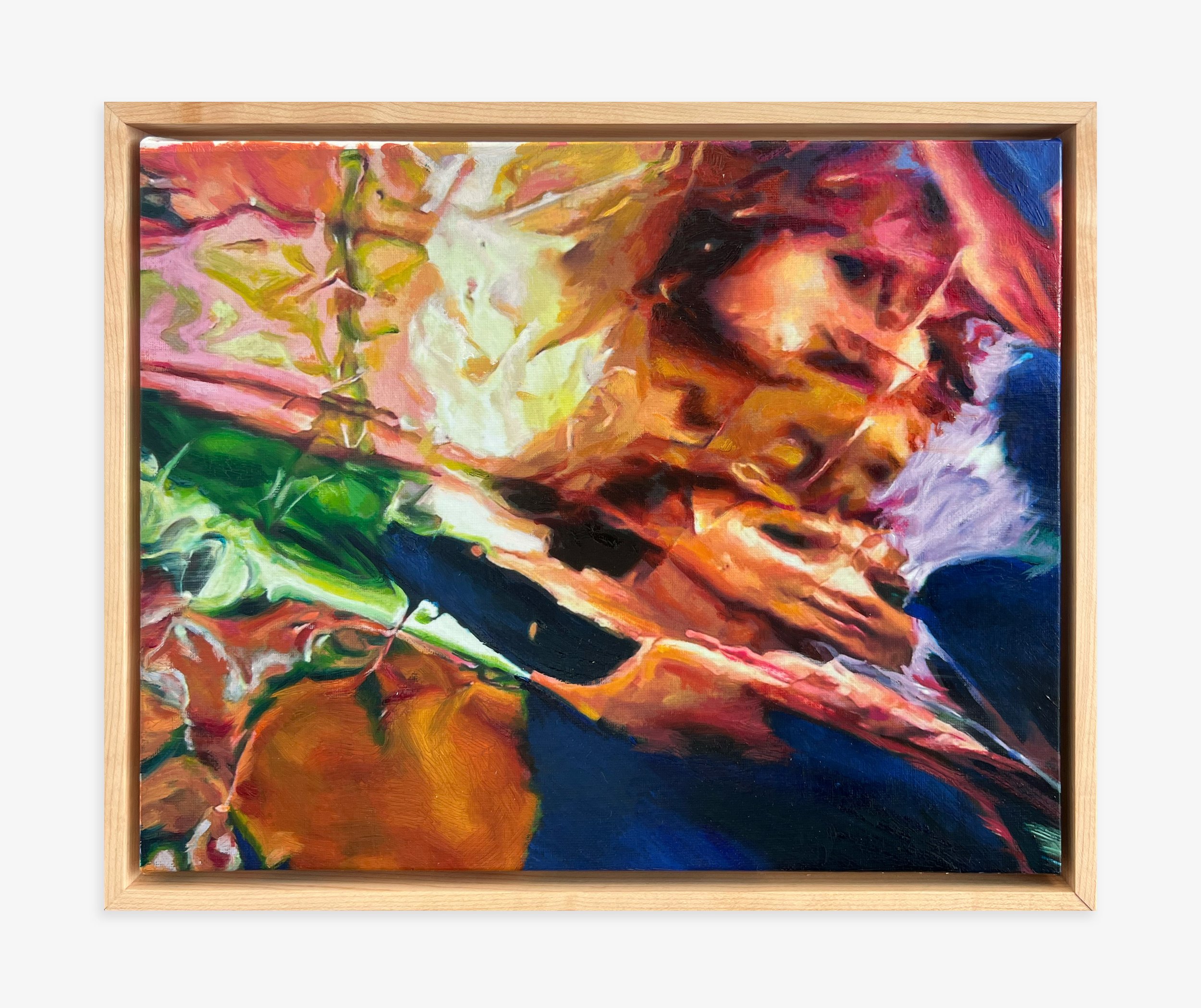Untitled , 2025 
oil on canvas 
11 x 14 in | 27.9 x 35.5 cm 
framed: 15 1/4 x 12 1/4 in | 38.7 x 31.1 cm