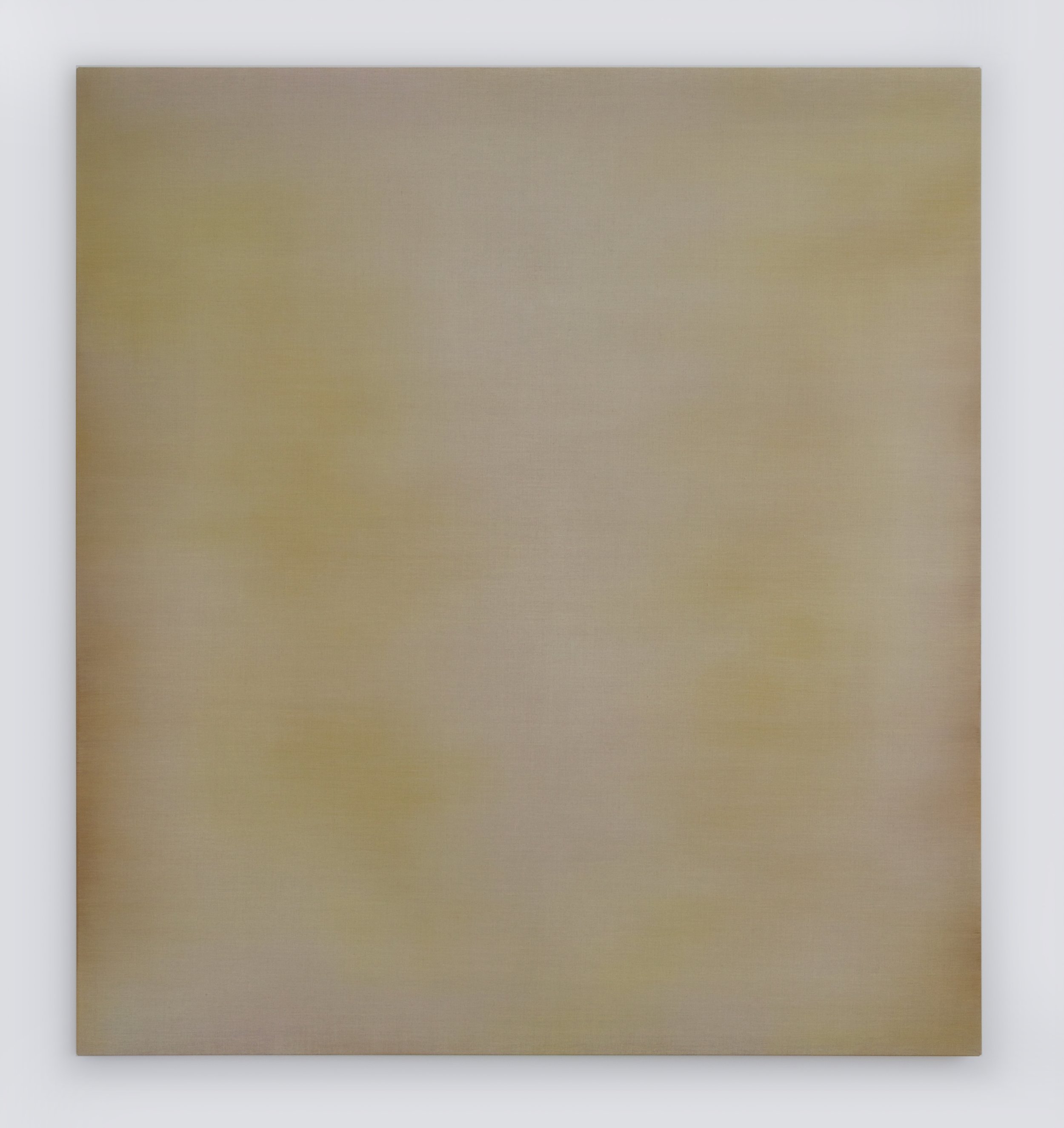  Transforming presence into being , 2025 
powdered pigment on raw linen  
72 x 66 in | 182.8 x 167.5 cm