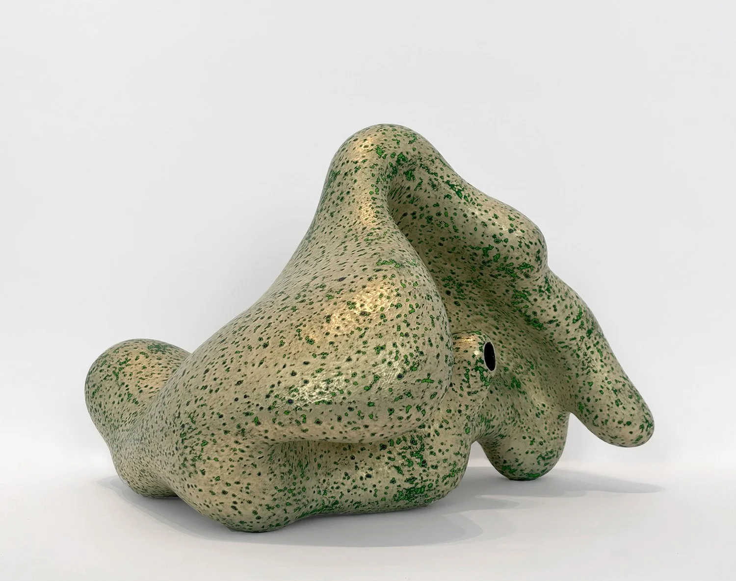 Ken Price  Yellow Pearl , 1999
 
earthenware and paint
 
8½ x 12 x 12 in | 21.5 x 30.4 x 30.4 cm
