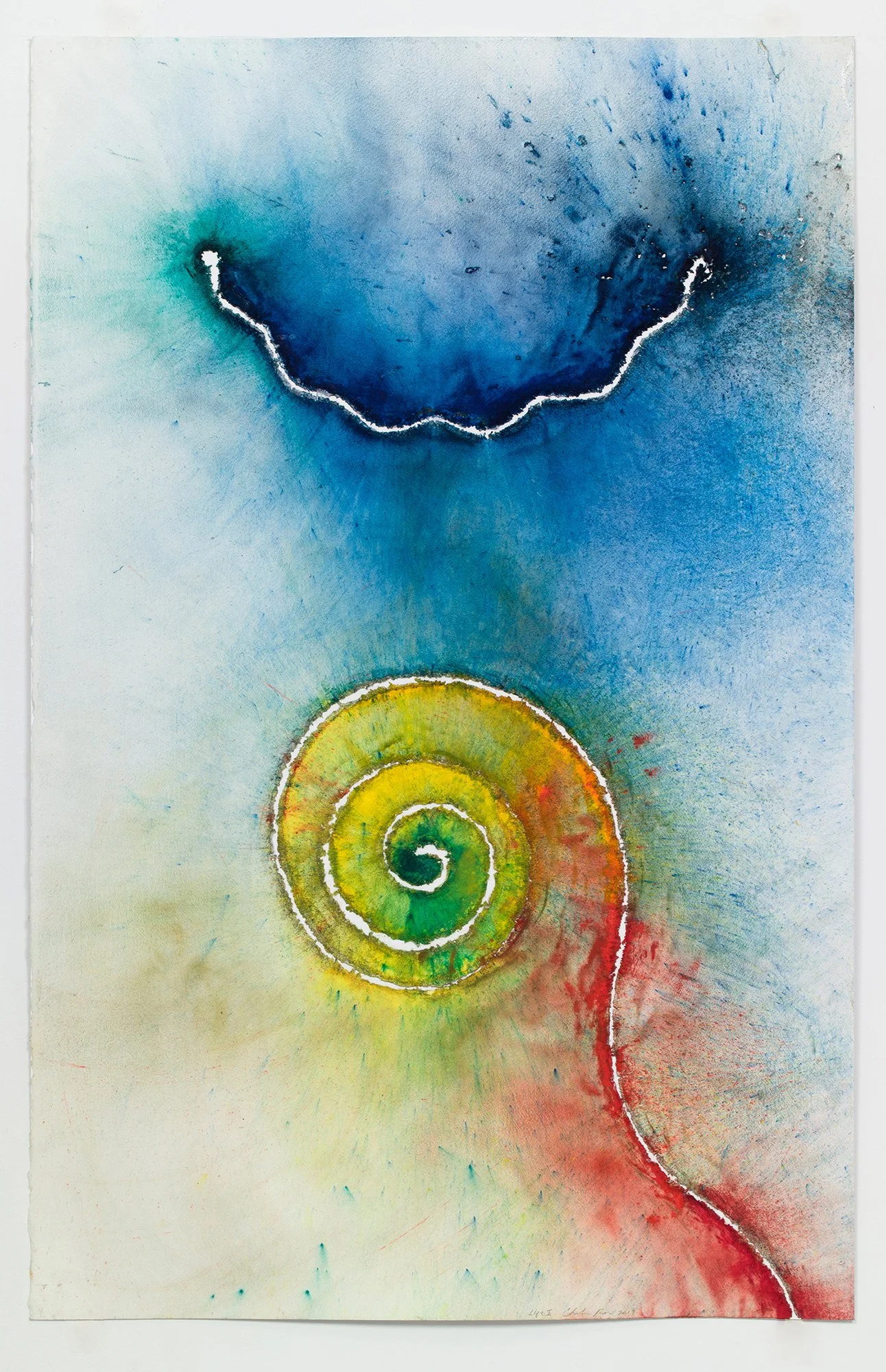  Lifa I , 2019 
exploded pigment on paper
 
40 x 26 in | 101.6 x 66 cm
