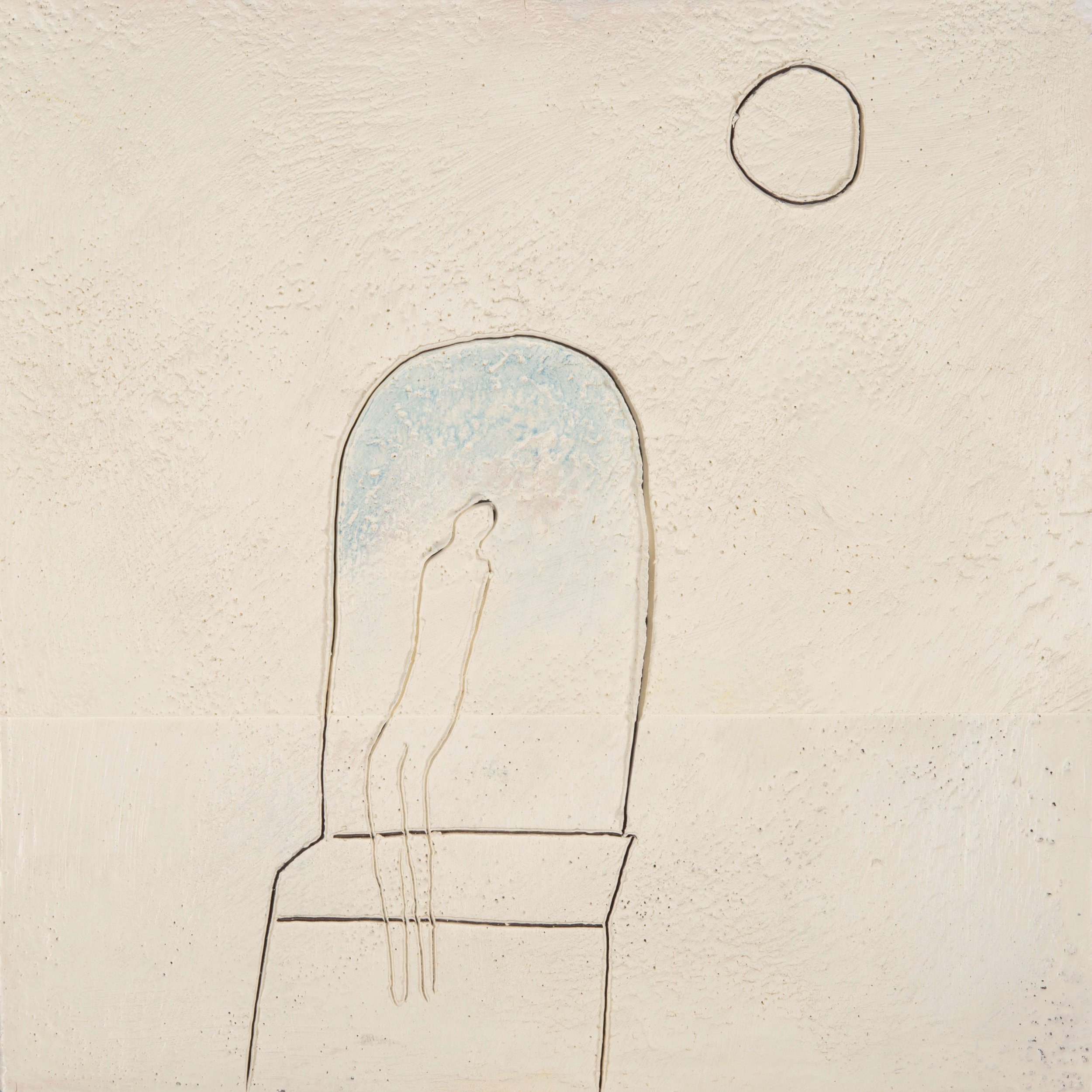  Renaissance , 1997 
encaustic on wood panel
 
16 x 16 x 2 in
