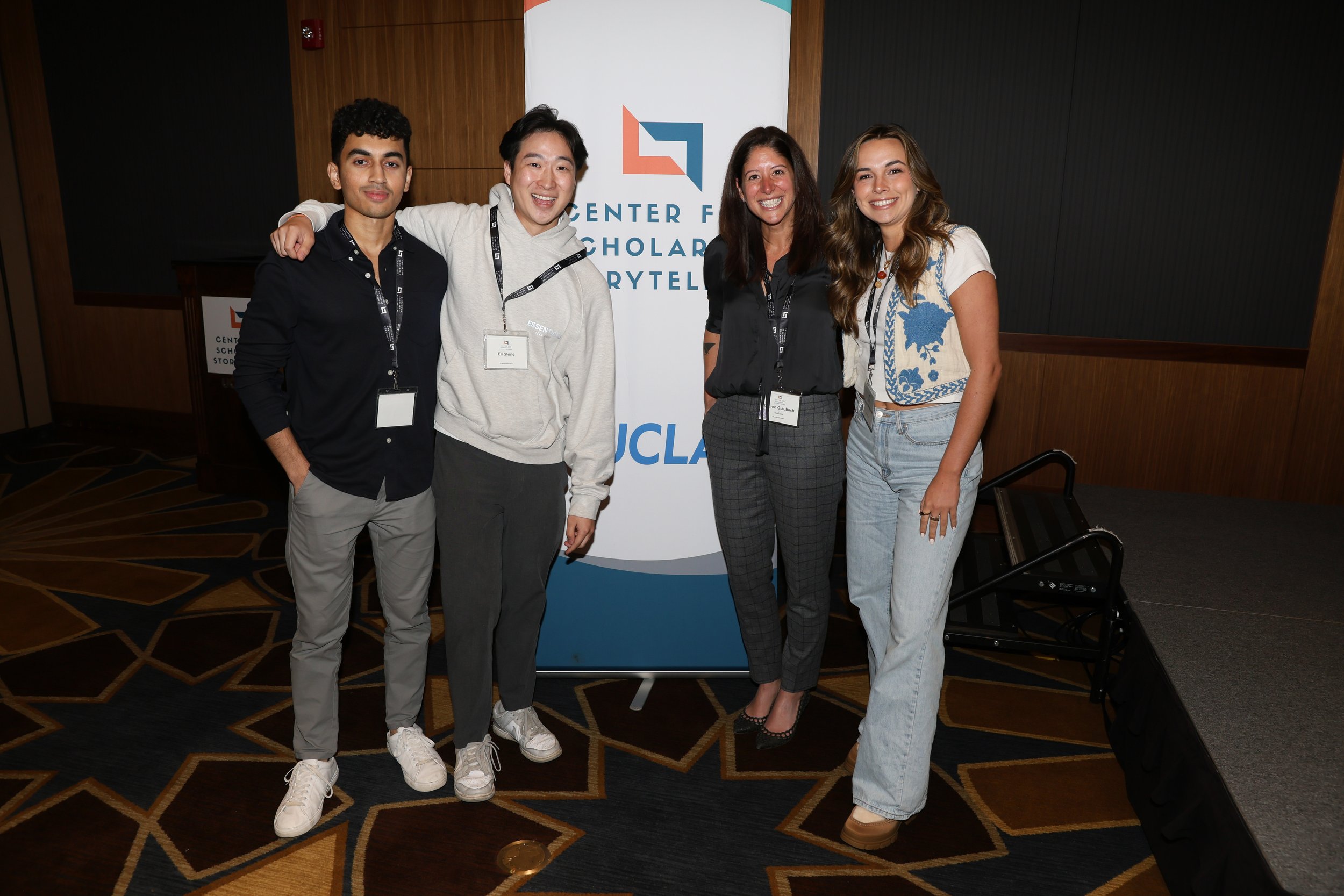  Real Talk: Behind the Screen with Top Creators Panelists- Gohar Khan (Content Creator), Eli Stone (Entrepreneur &amp; Content Creator), Lauren Glaubach (Director, Youtube) and Pierson Wodzynski (Content Creator) 