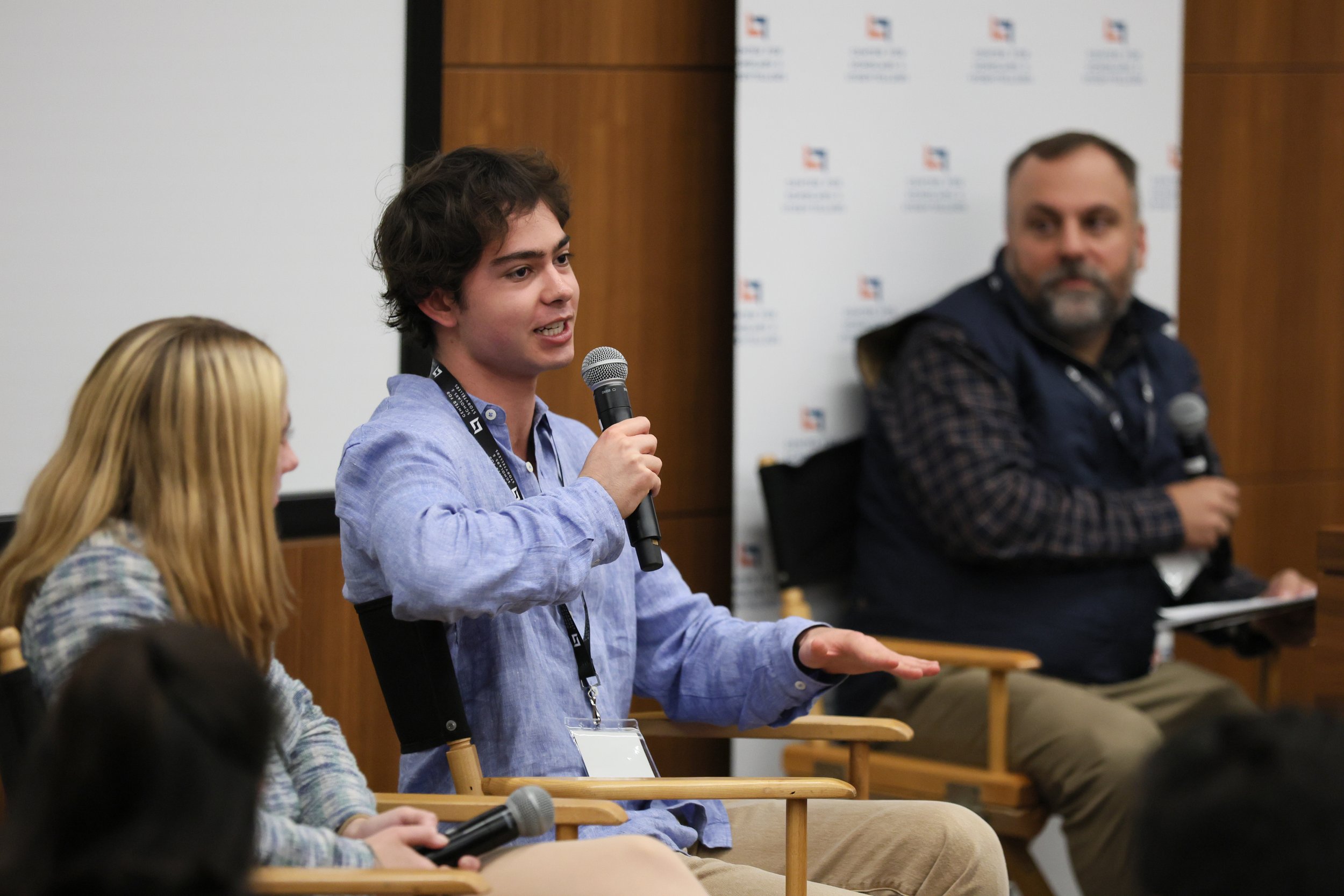  Panelist Zach Gottlieb (Founder of Talk with Zach &amp; YMR Program Teen) for Social Impact: What Happens Next?  