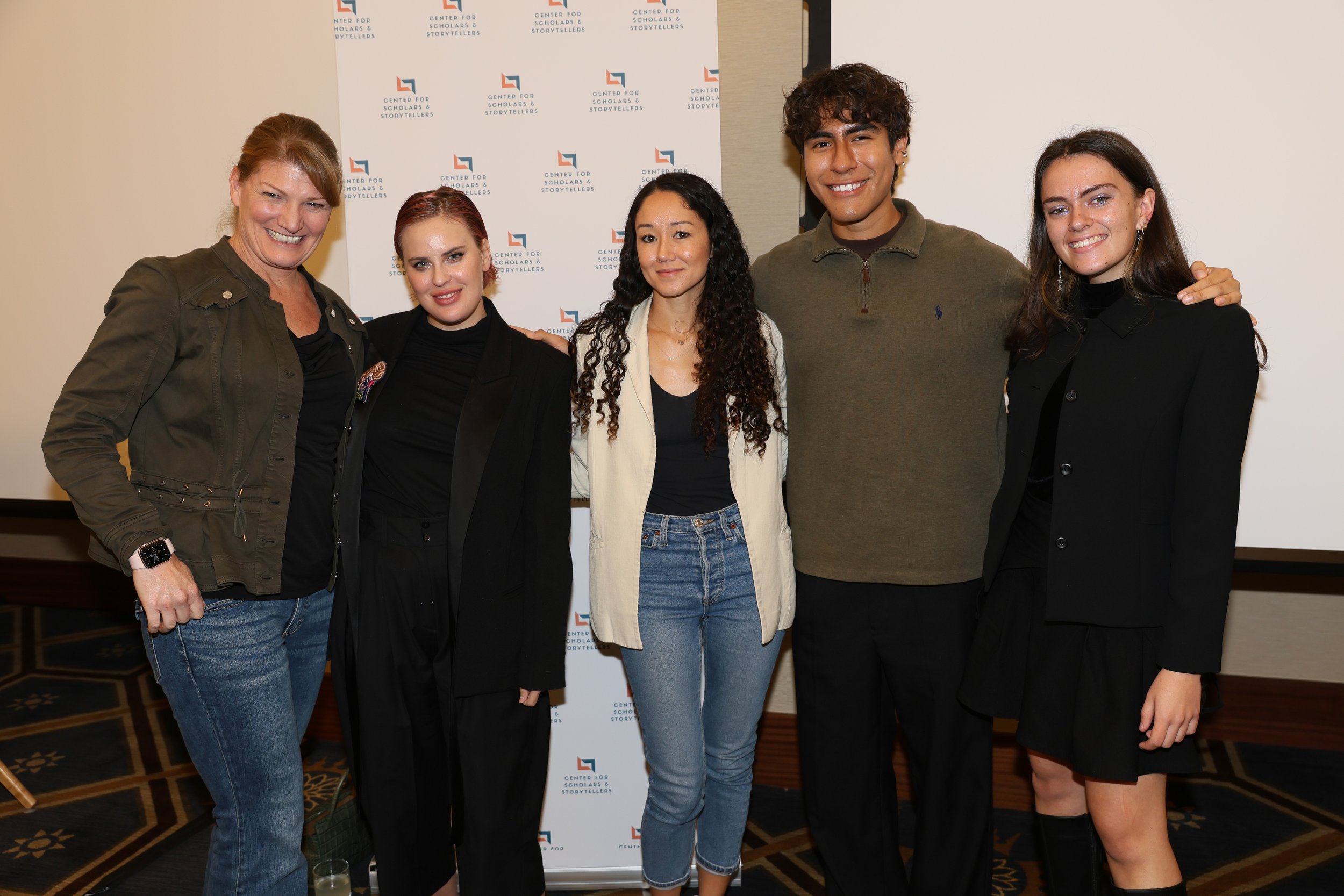  Gen Z and the Social Shift panelists- Dr. Candice Odgers (Professor of Psychological Sciene, UC Irvine), Tallulah Willis (Artist &amp; Entrepreneur), Raena Saddler (Director of Product, Youth Wellbeing &amp; Equity, Meta), Gael Aitor (Creator &amp; 