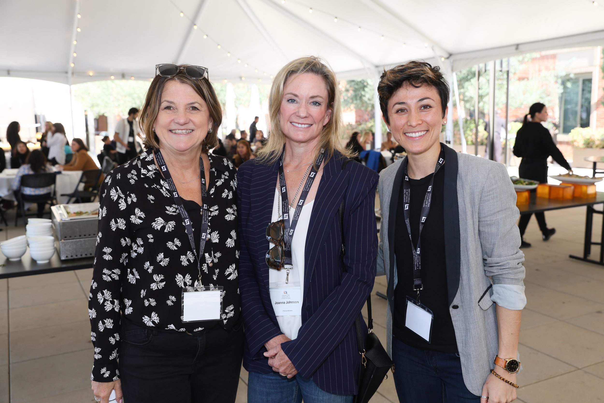  Sandy Wax (CSS Chief Strategic Advisor) with Joanna Johnson (Writer, Producer &amp; Director) and Sheena Brevig (CSS Workshops Director) 