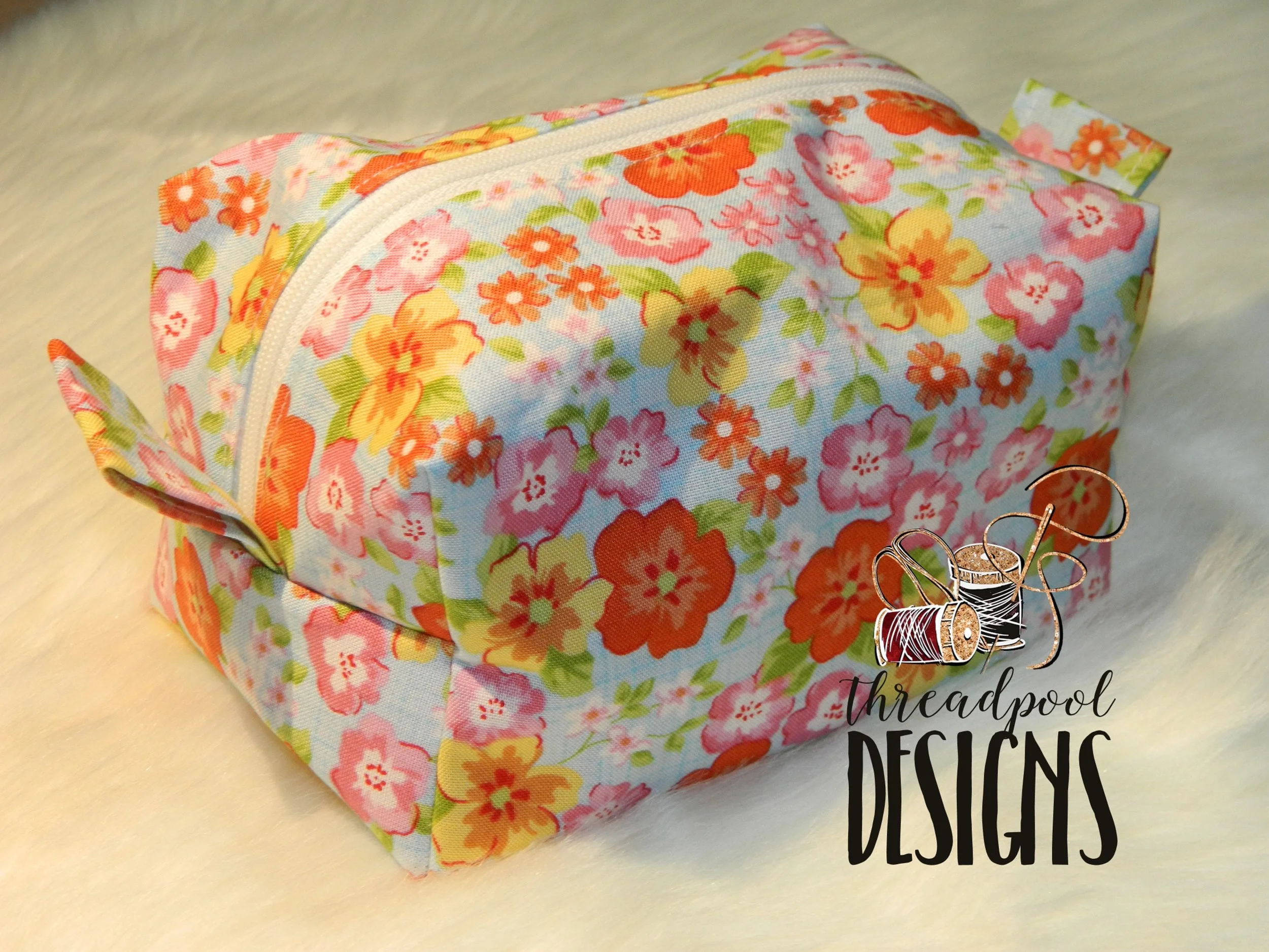 Handmade Makeup Pouch Diy Watercolor Floral Design Make Up