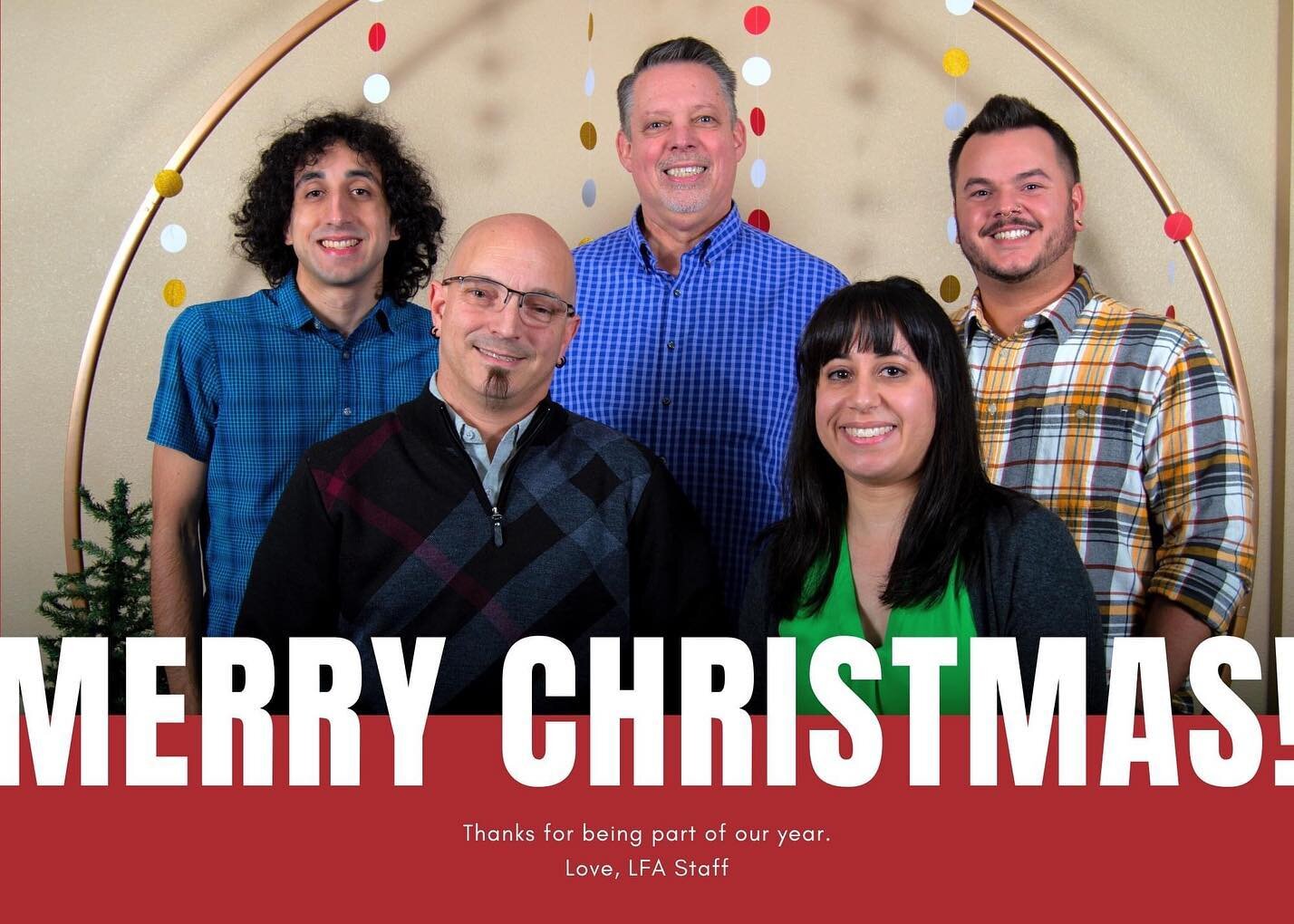 Merry Christmas to you from your LFA staff! #Christmas #churchfam #squad #squadgoals