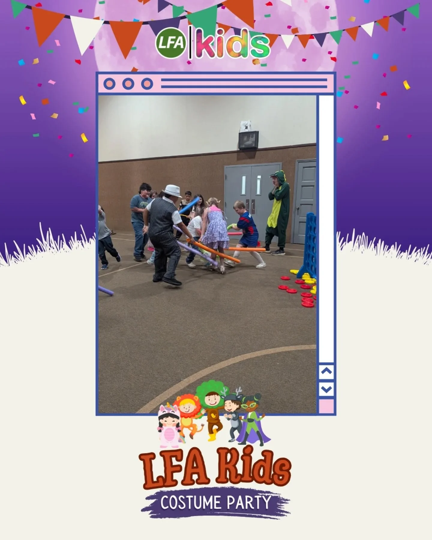 2025 LFA Costume Party: Our LFA Kids enjoyed some group games that focused on team work and other activities.
