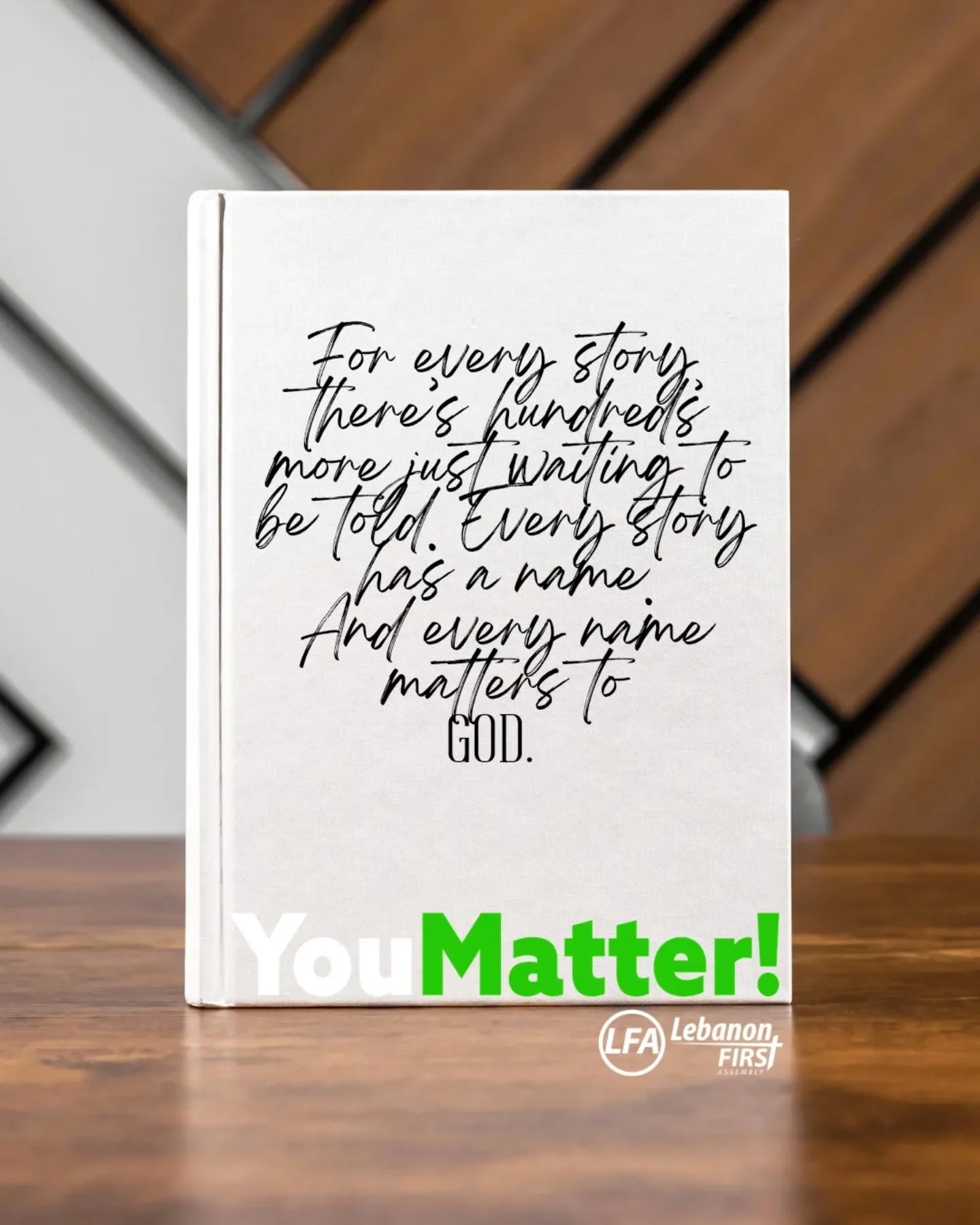 📖For every story, there&rsquo;s hundreds more just waiting to be told. Every story has a name. And every name matters to God.