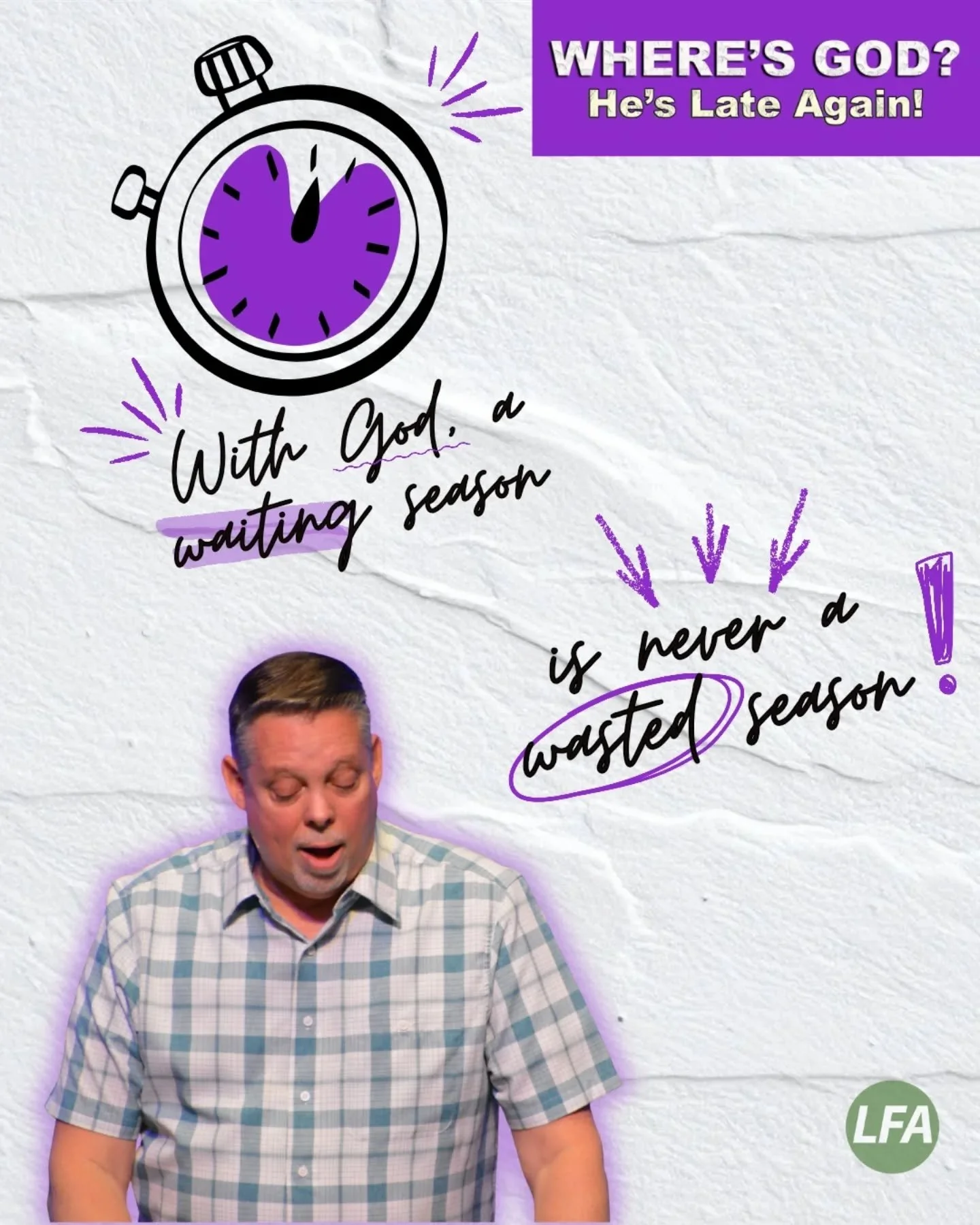 ⏰With God, a waiting season is never a waster season!