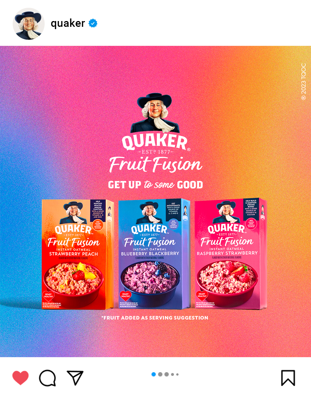Quaker Fruit Fusion Portfolio I 1x1