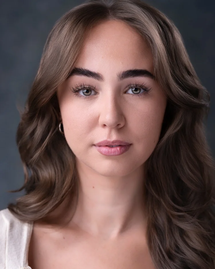 Cinematic actor headshot, leading role lane — dramatic film and television casting, photographed in Denver