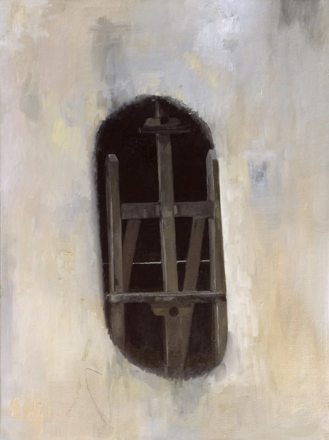 Easel in Hole, 1980
