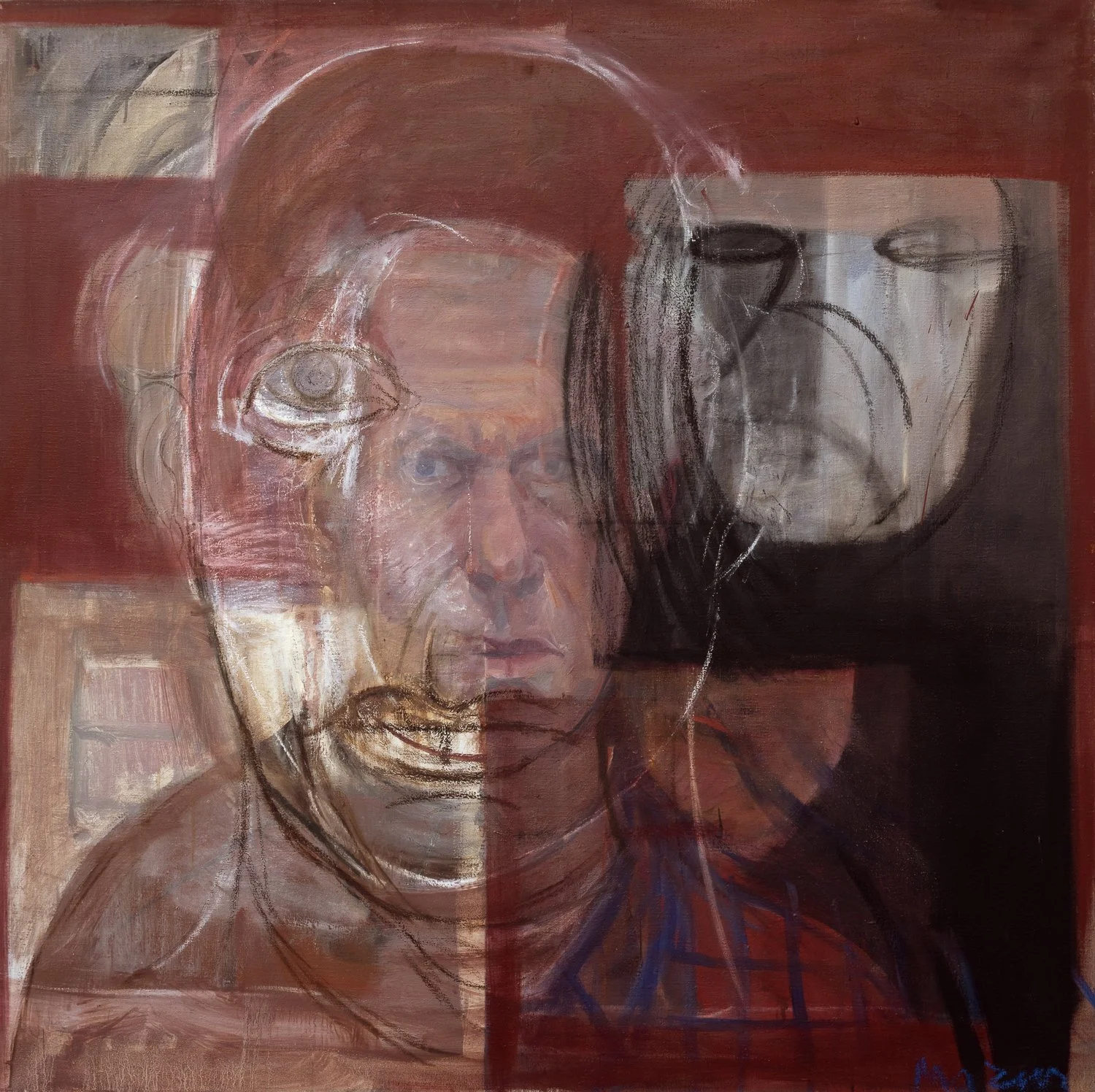 In the Red Studio (Self Portrait), 1986-7
