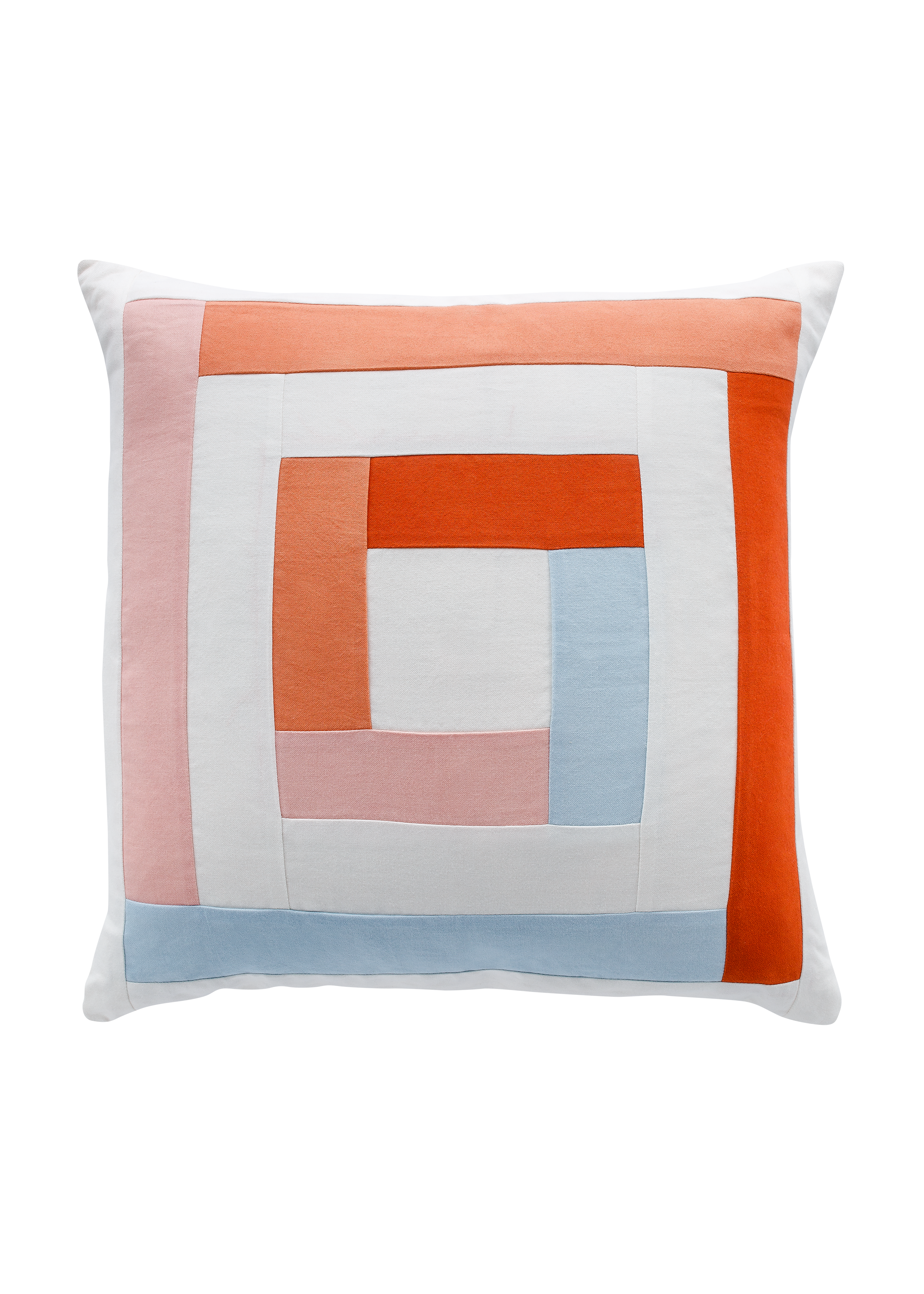Patchwork Organic Cotton Cushion, Spice Route