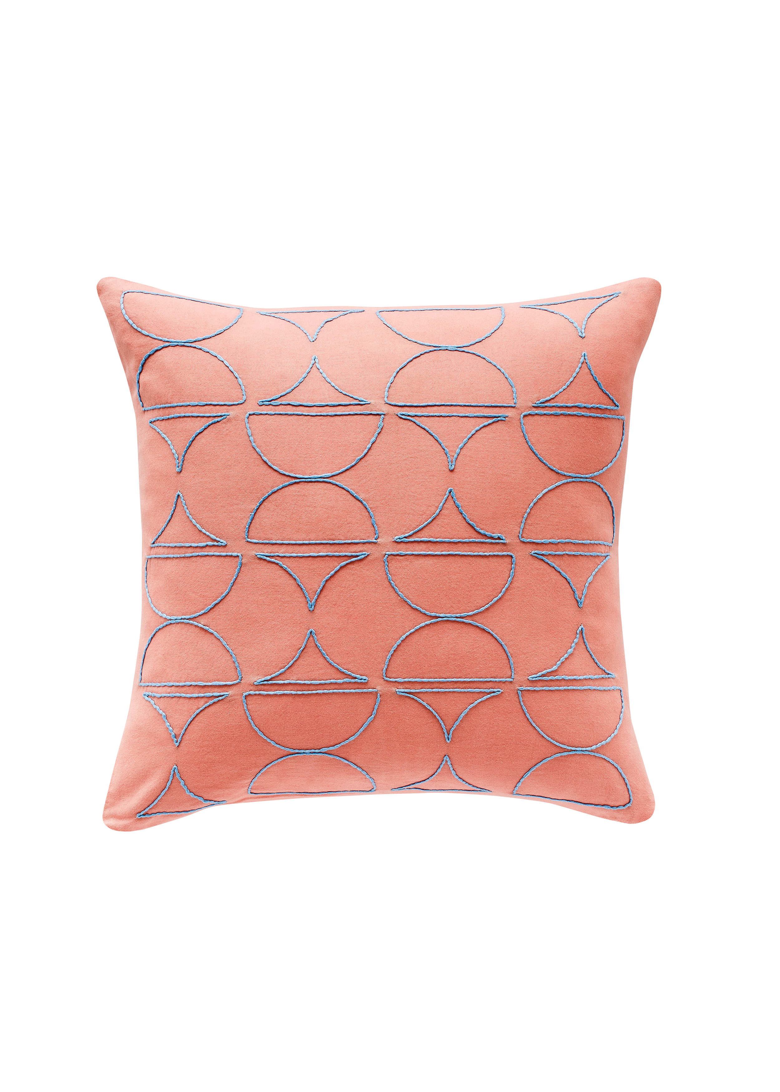 Sanjina Organic Cotton Cushion, Terracotta