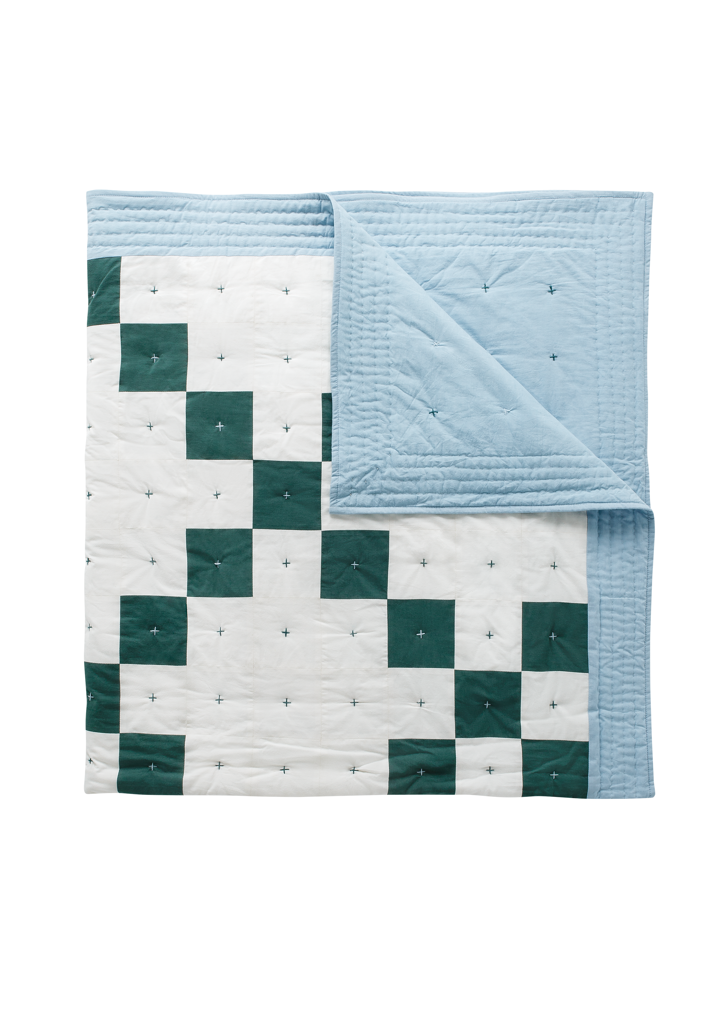 Rani Quilt, Myrtle Green