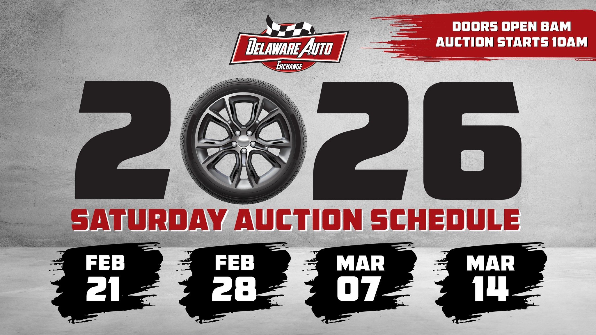 BACK BY POPULAR DEMAND! Saturday Auctions are back for a limited time! In addition to our Thursday auctions, we have added select dates to those of you who wanted this! We have a massive amount of bank repos and new car trade ins coming for tax time!