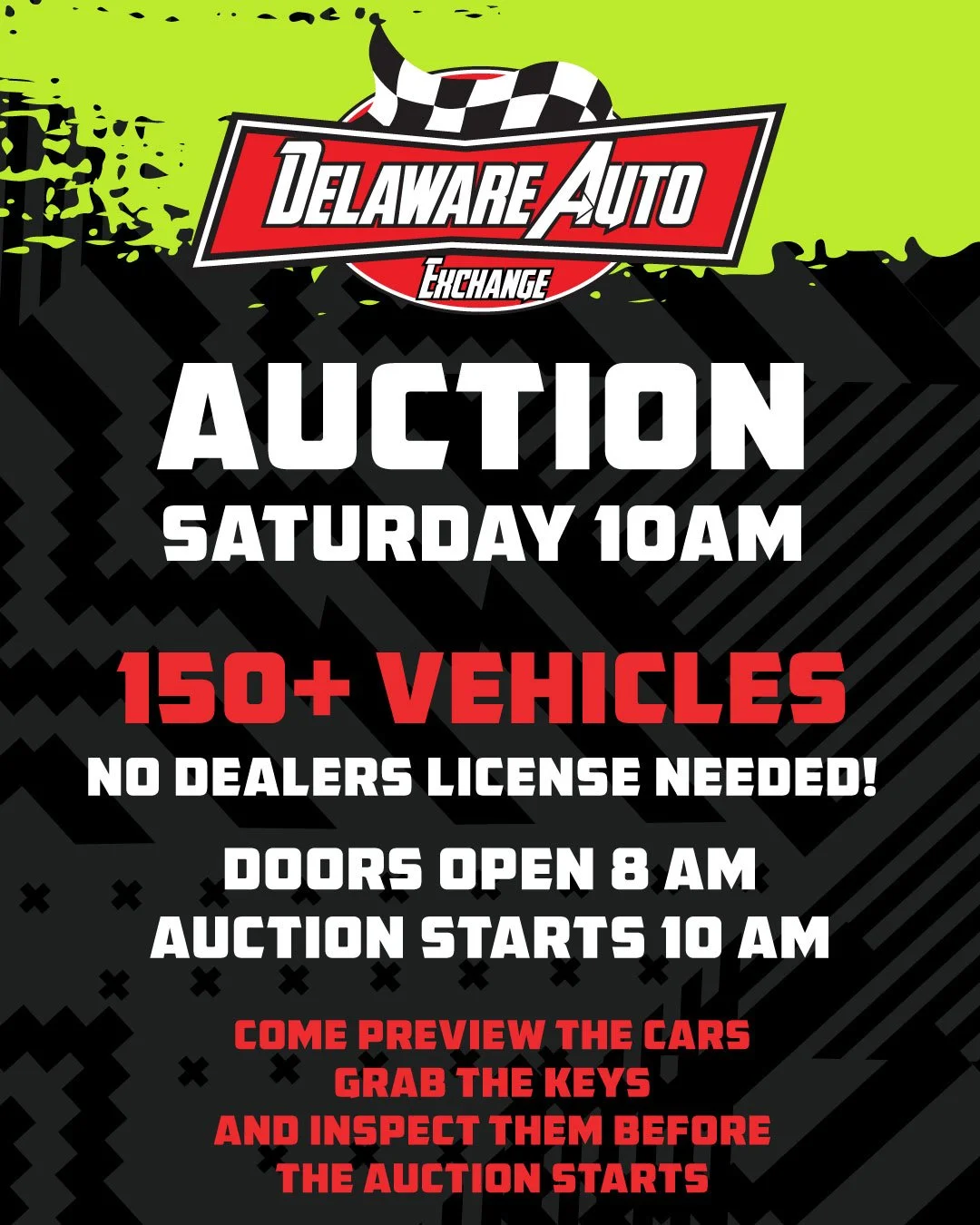 Our team is already gearing up and registering the cars. We will see you as soon as the doors open! Hertrich New Car Trades are starting off the lanes and we are pumped our first Saturday auction of the year!!