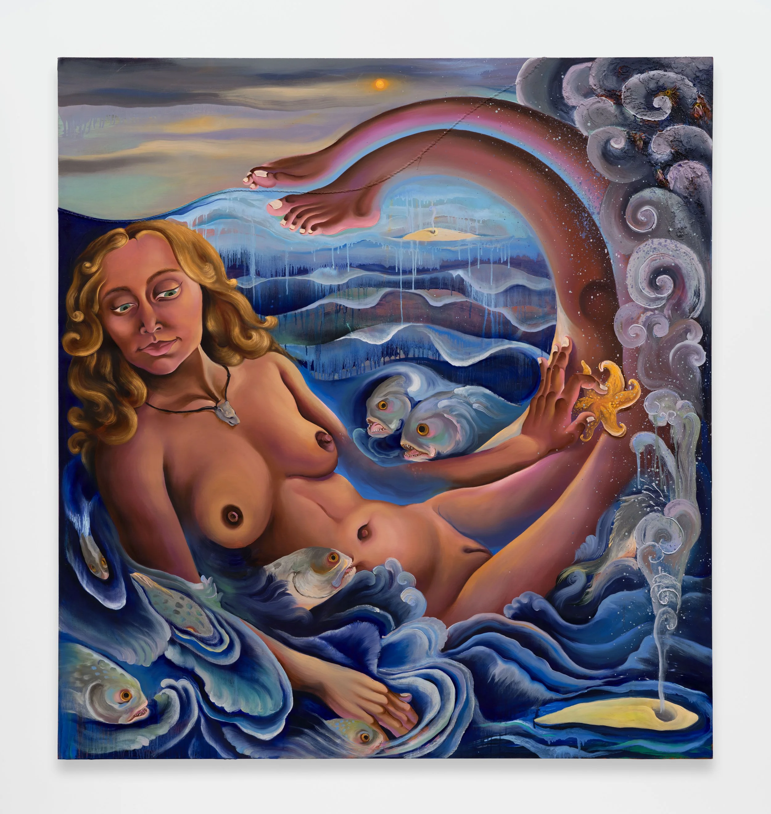    The Death of Venus   • 2026 Oil on linen 56 x 60 in | 142.2 x 152.4 cm 