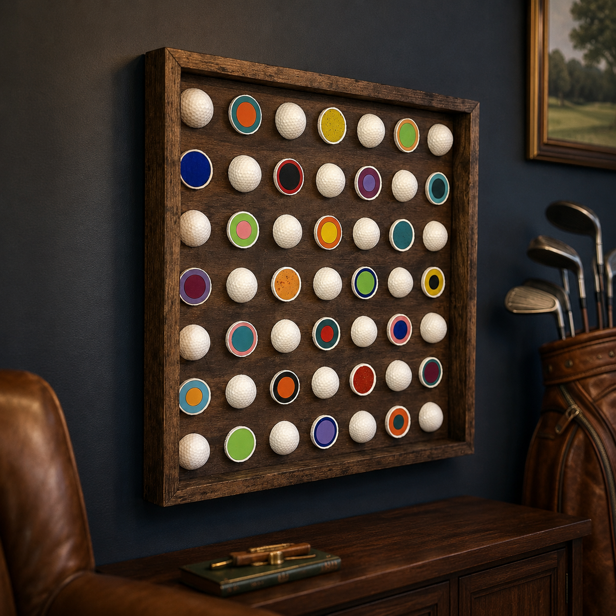 golf-ball-art-walnut-angled-wall-lifestyle.png