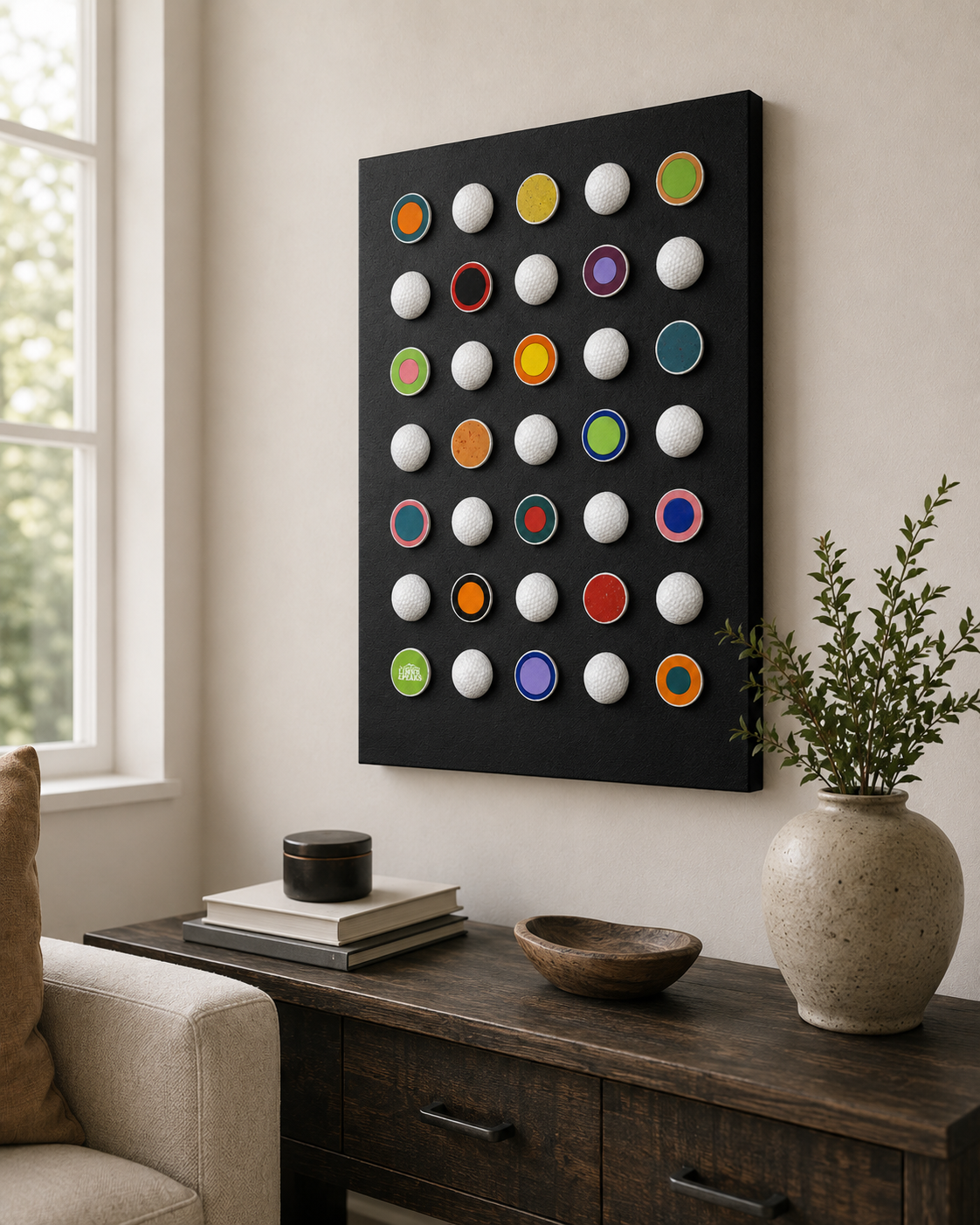 A Cut Above -  Golf Ball Stretched Canvas