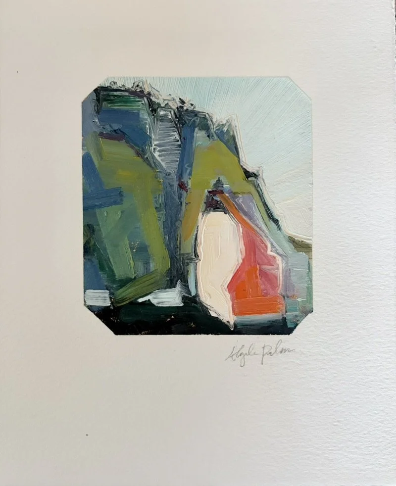 "Pont Arc-En-Ciel" 8x10 Oil on Paper
