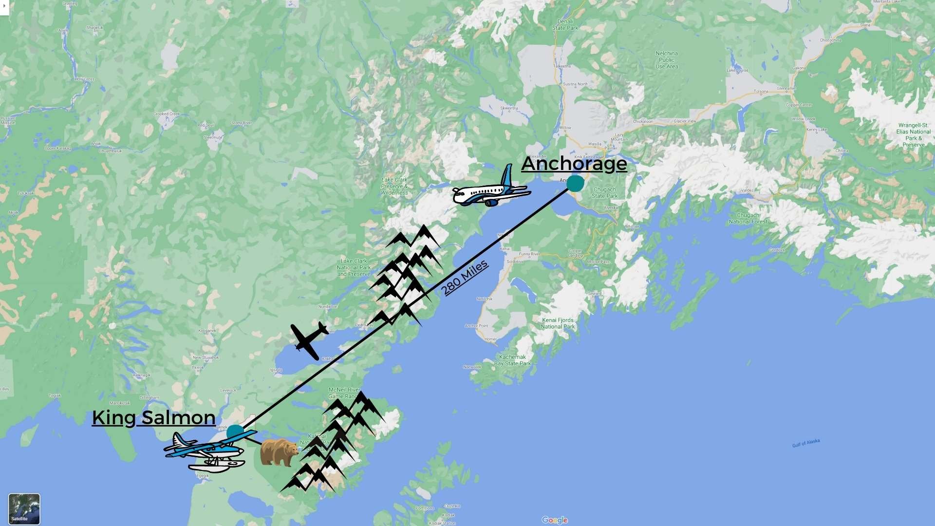 How to get to King Salmon Alaska — Katmai Fishing Guides