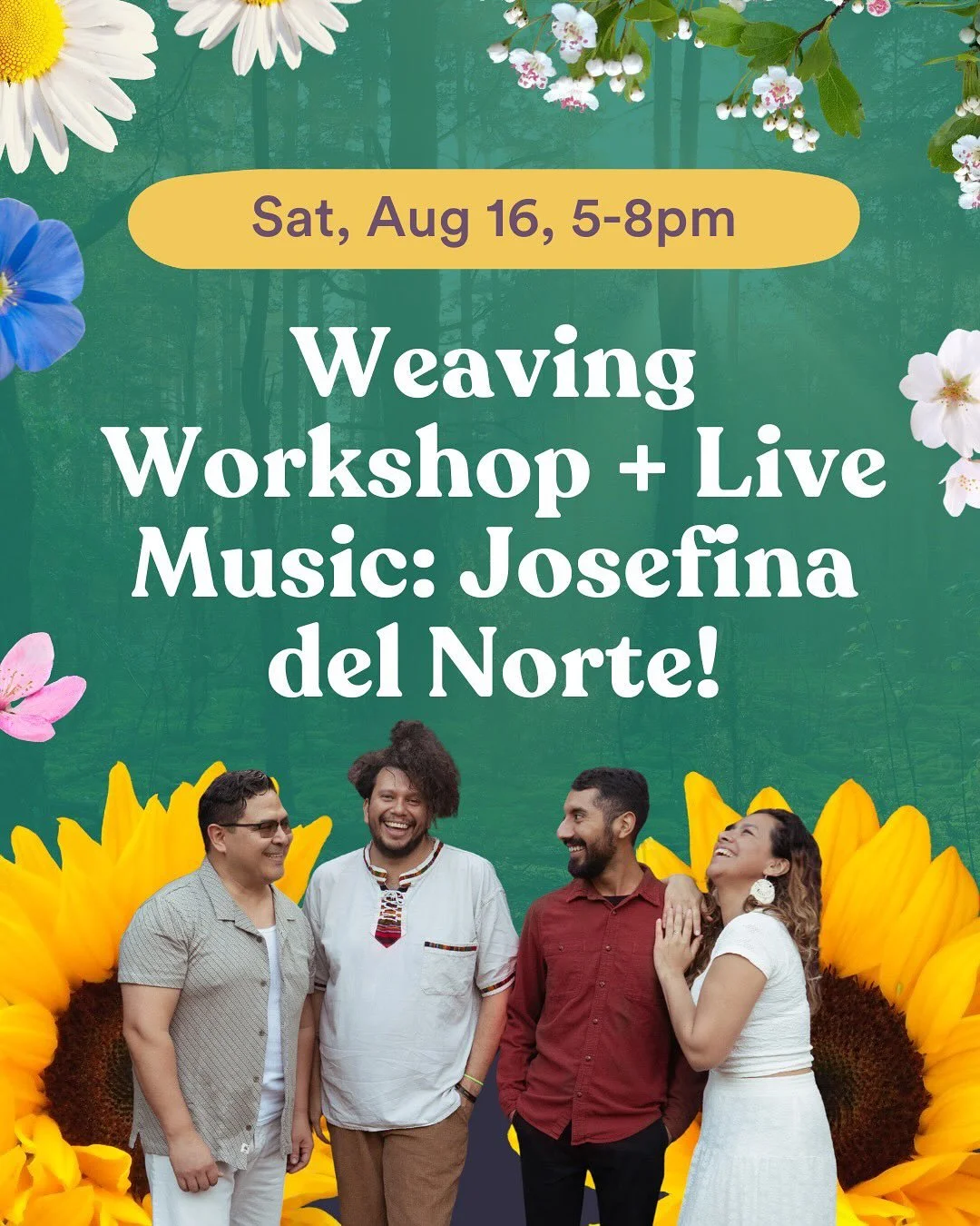 Weaving Workshop + Live Music: Josefina del Norte