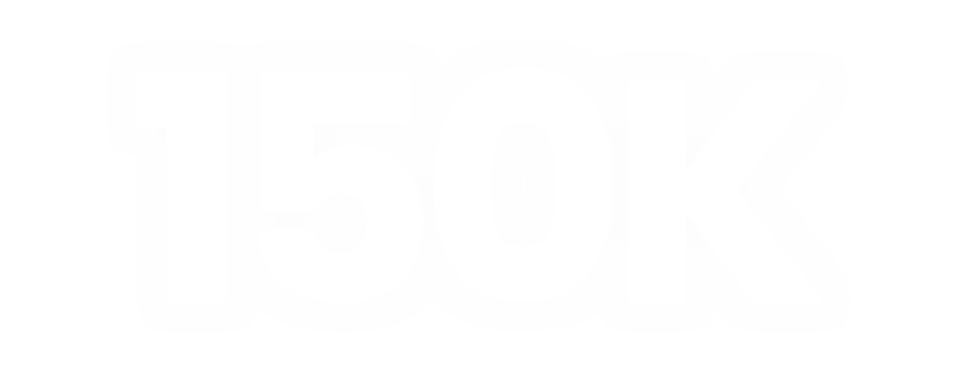 Image with a large, semi-transparent text overlay displaying '150K'.