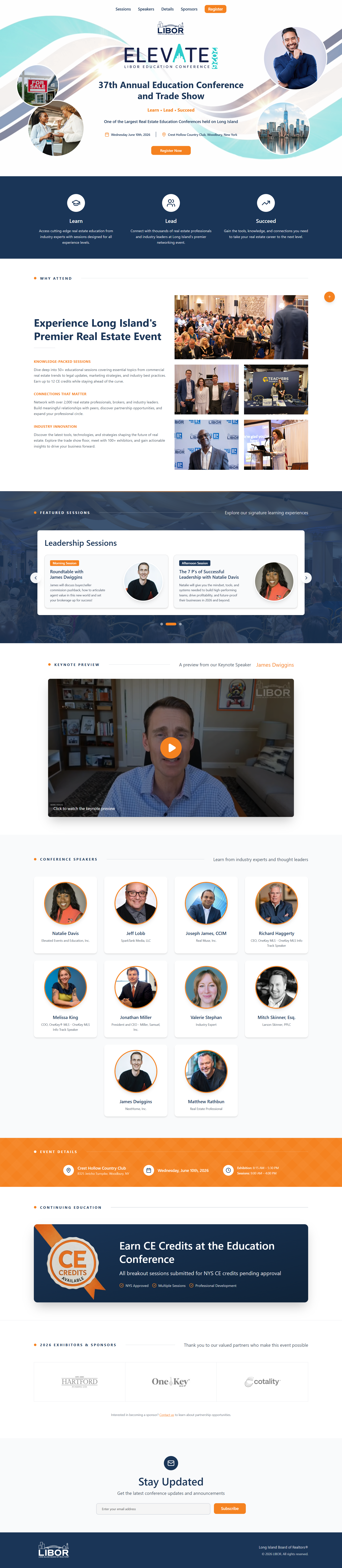 Libor Eductaion Conference Homepage