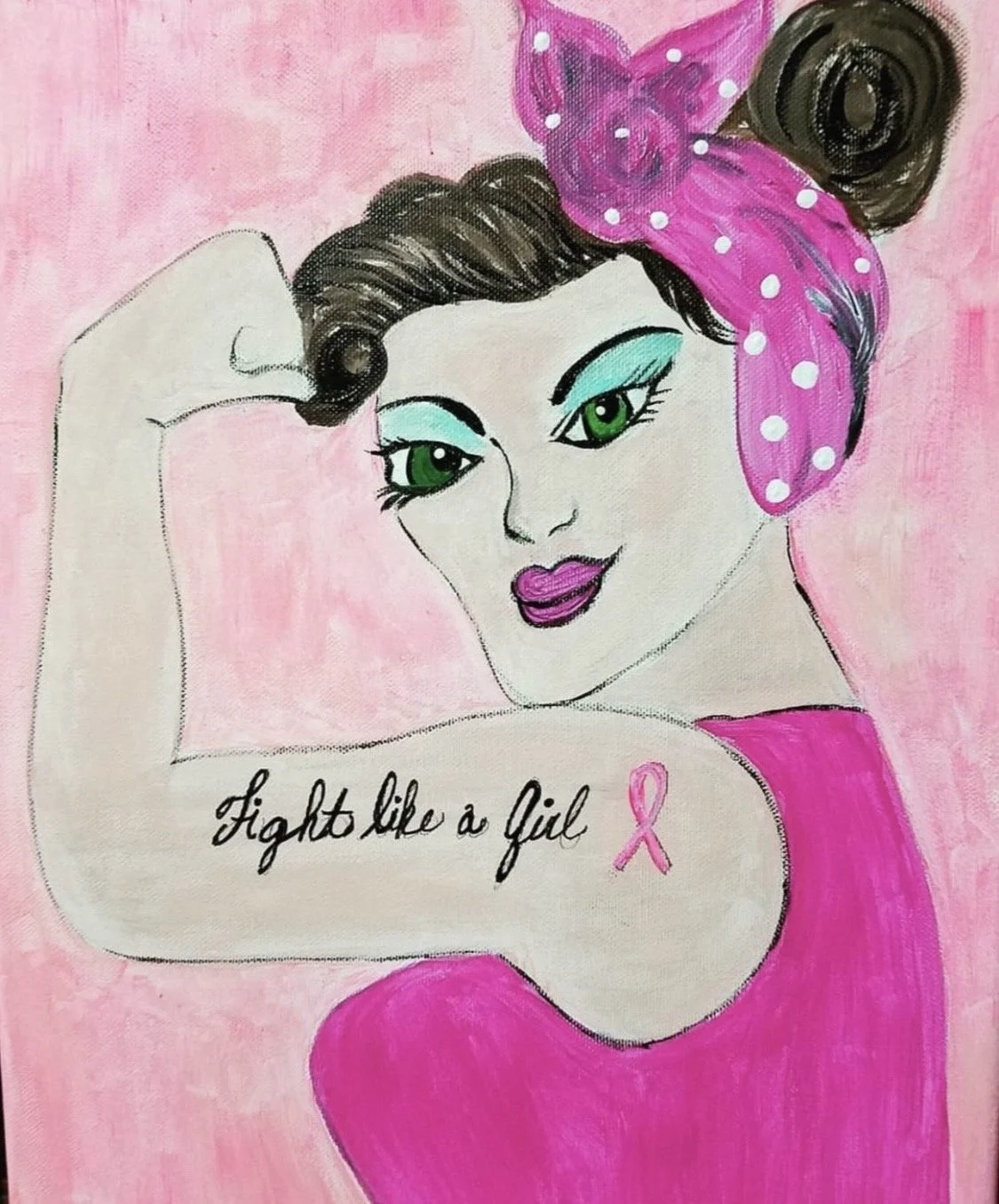 drawing: fight like a girl