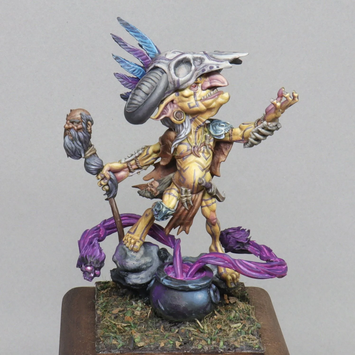 Griznak, Goblin Shaman -Painting Scale